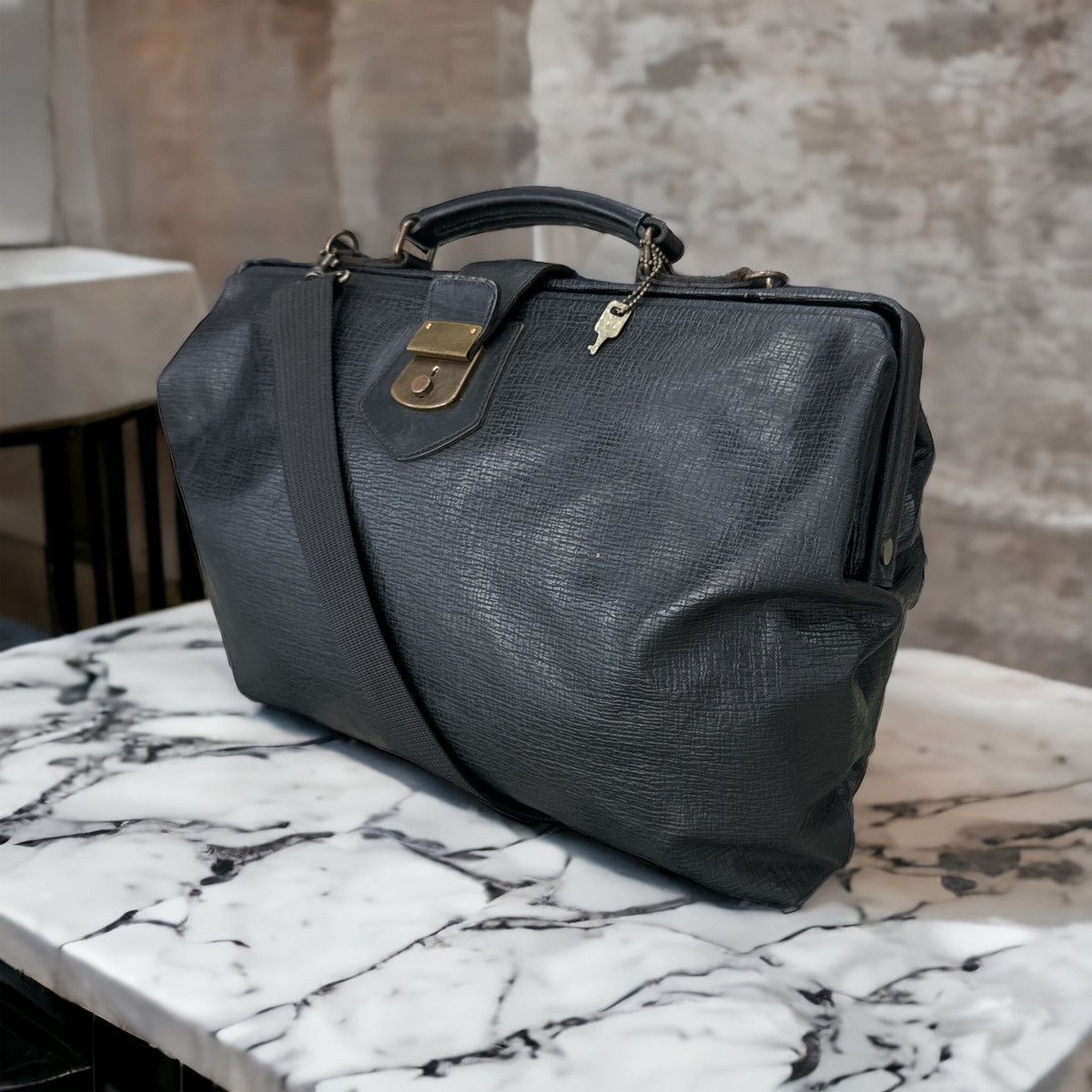 Jean Paul Gaultier × Vintage JPG HOMME BLACK DOCTOR BAG LUGGAGE Size ONE SIZE - 2 Thumbnail