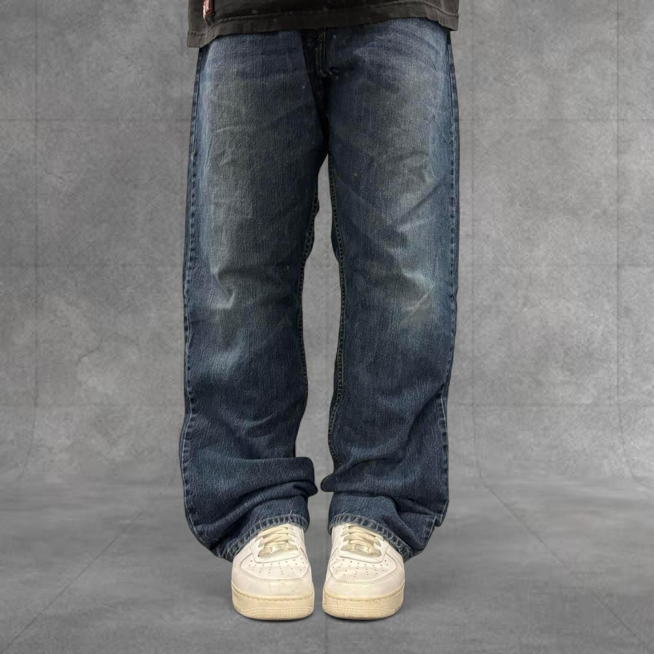 Vintage Crazy Vintage Y2K 2000s Baggy Streetwear Grunge Dark Wash