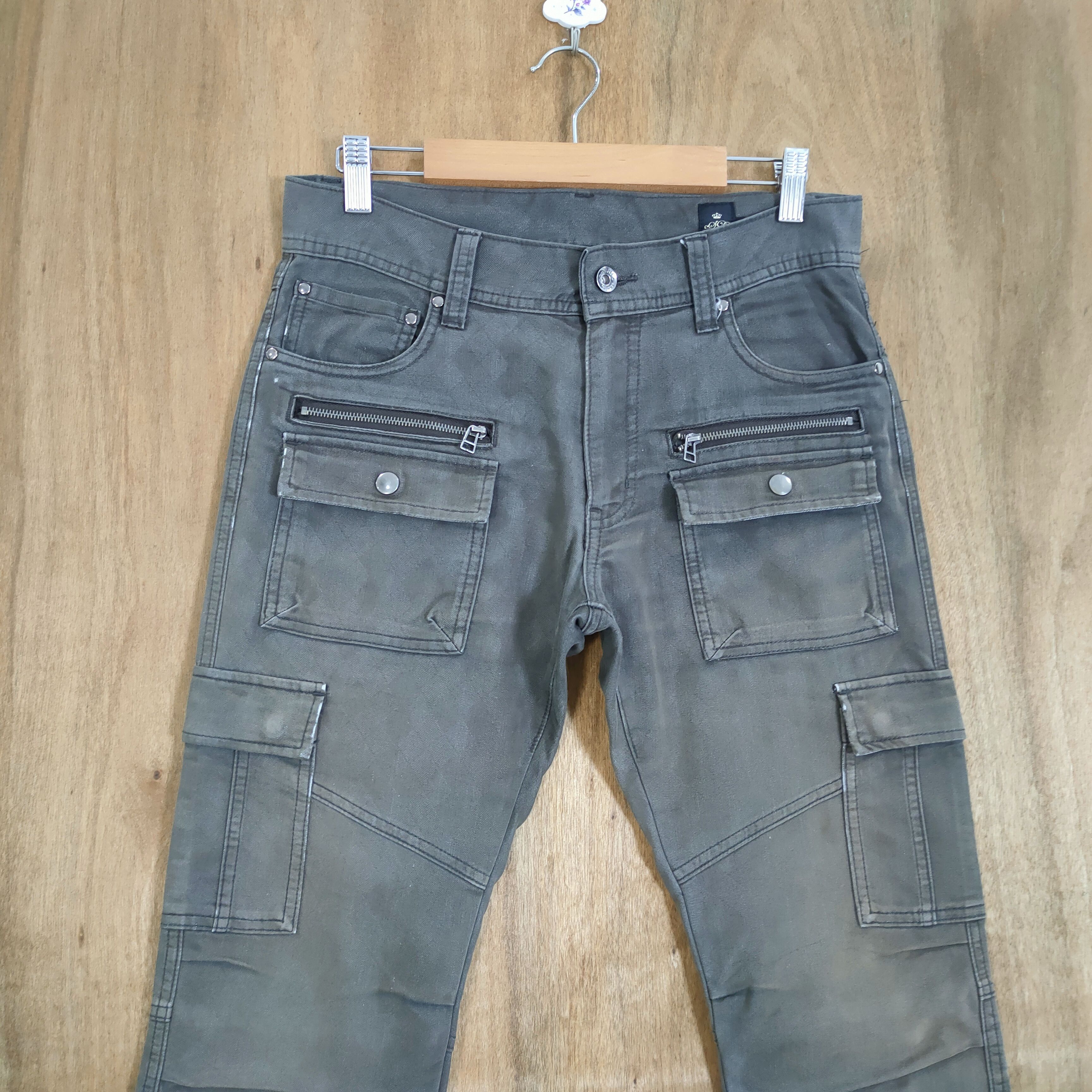 Japanese Brand SEMANTIC DESIGN MULTIPOCKET CARGO PANTS Size US 30 / EU 46 - 3 Thumbnail