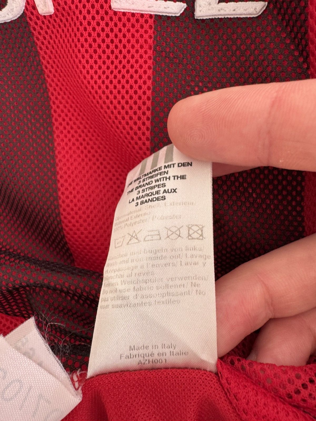 Adidas Vintage Seedorf #20 Milan 2002-2003 Home Soccer Jersey Shirt Size US M / EU 48-50 / 2 - 20 Thumbnail