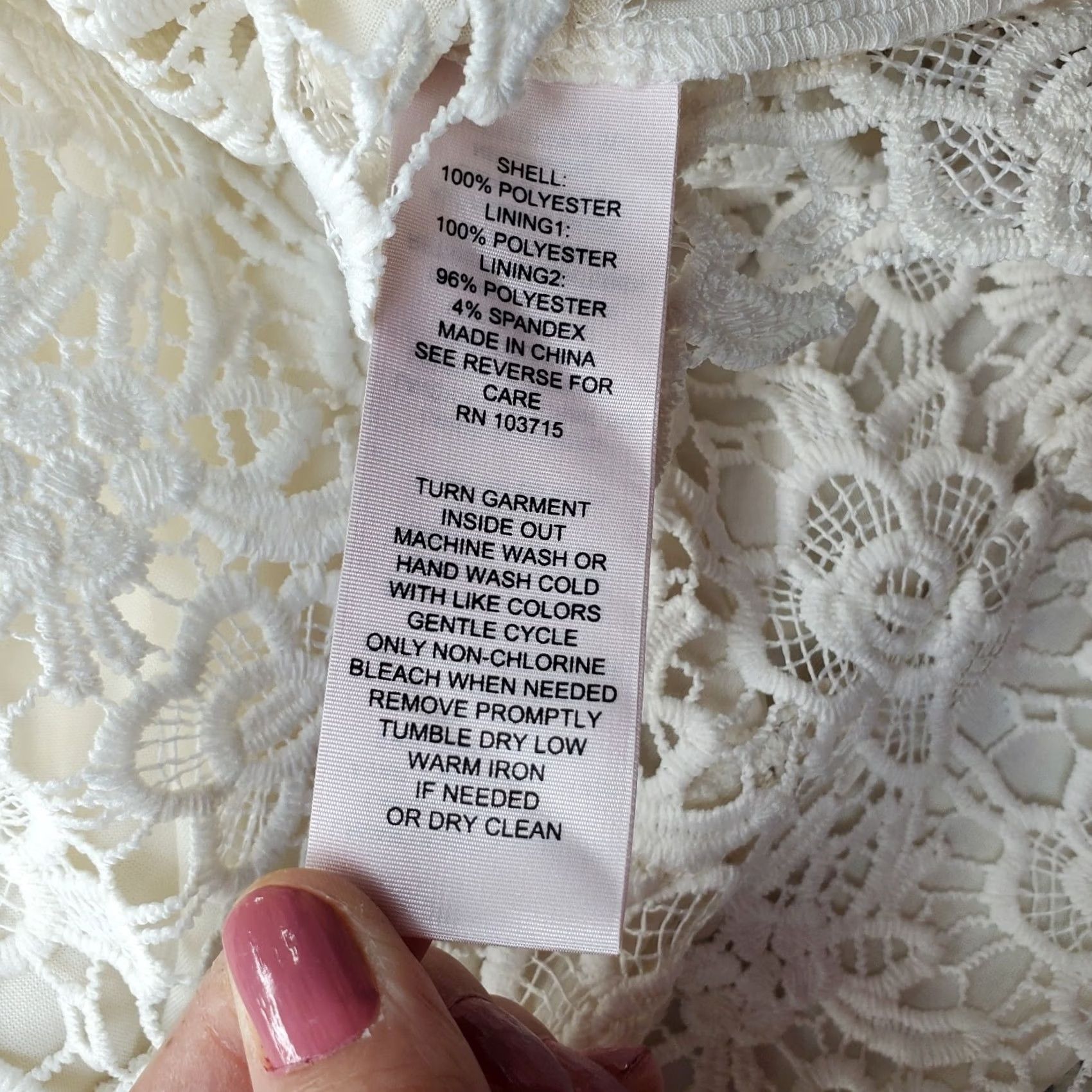 Nanette Lepore Nanette Lepore Tank Women's L Tan Stretch Crochet Lace Detail Back Zipper Tank Top Sleeveless Basic Shirt Size L / US 10 / IT 46 - 5 Thumbnail