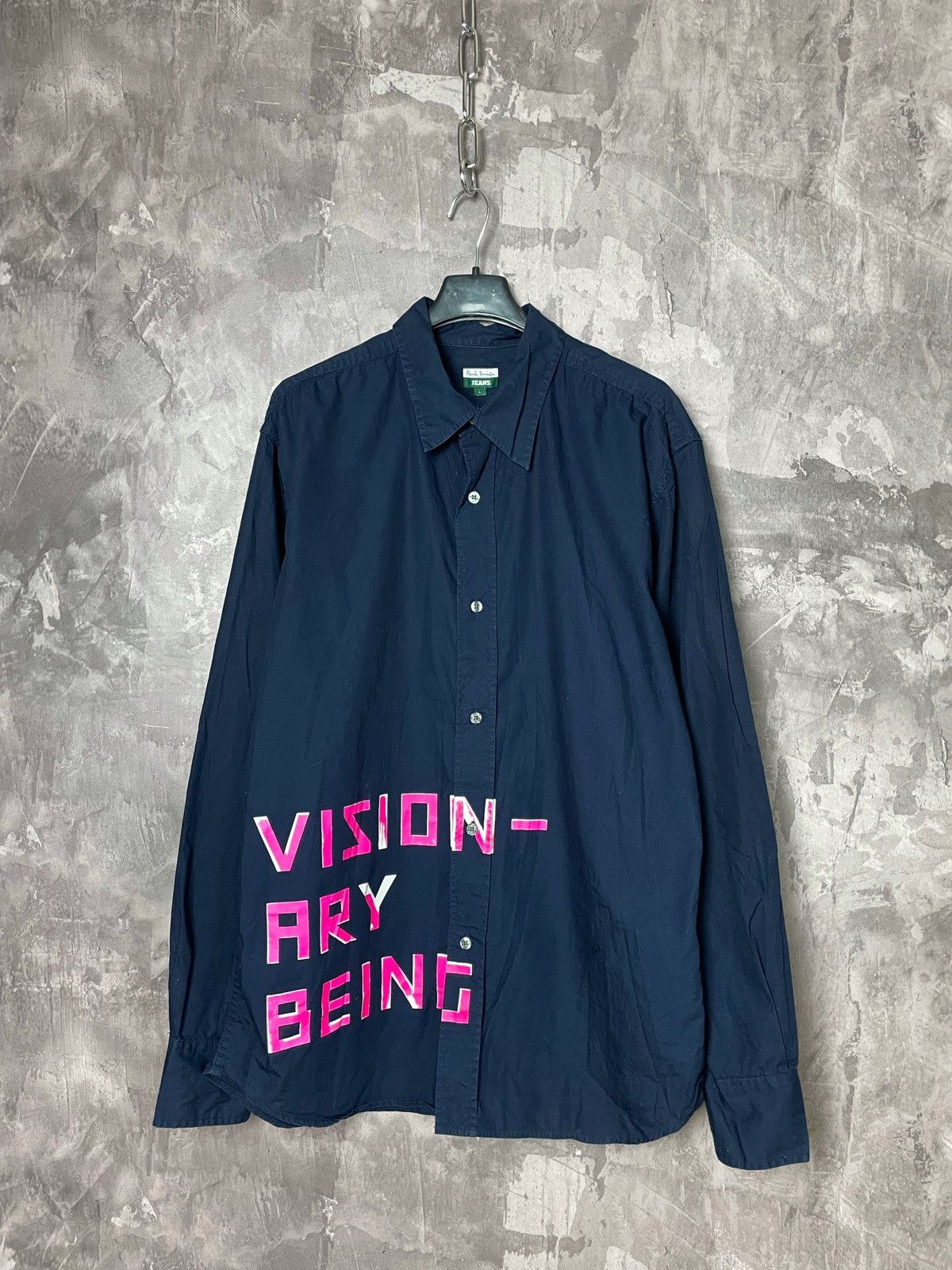 Paul Smith × Vintage Paul Smith Vintage Shirt Avant Garde Hysteric Glamour Size US L / EU 52-54 / 3 - 1 Thumbnail