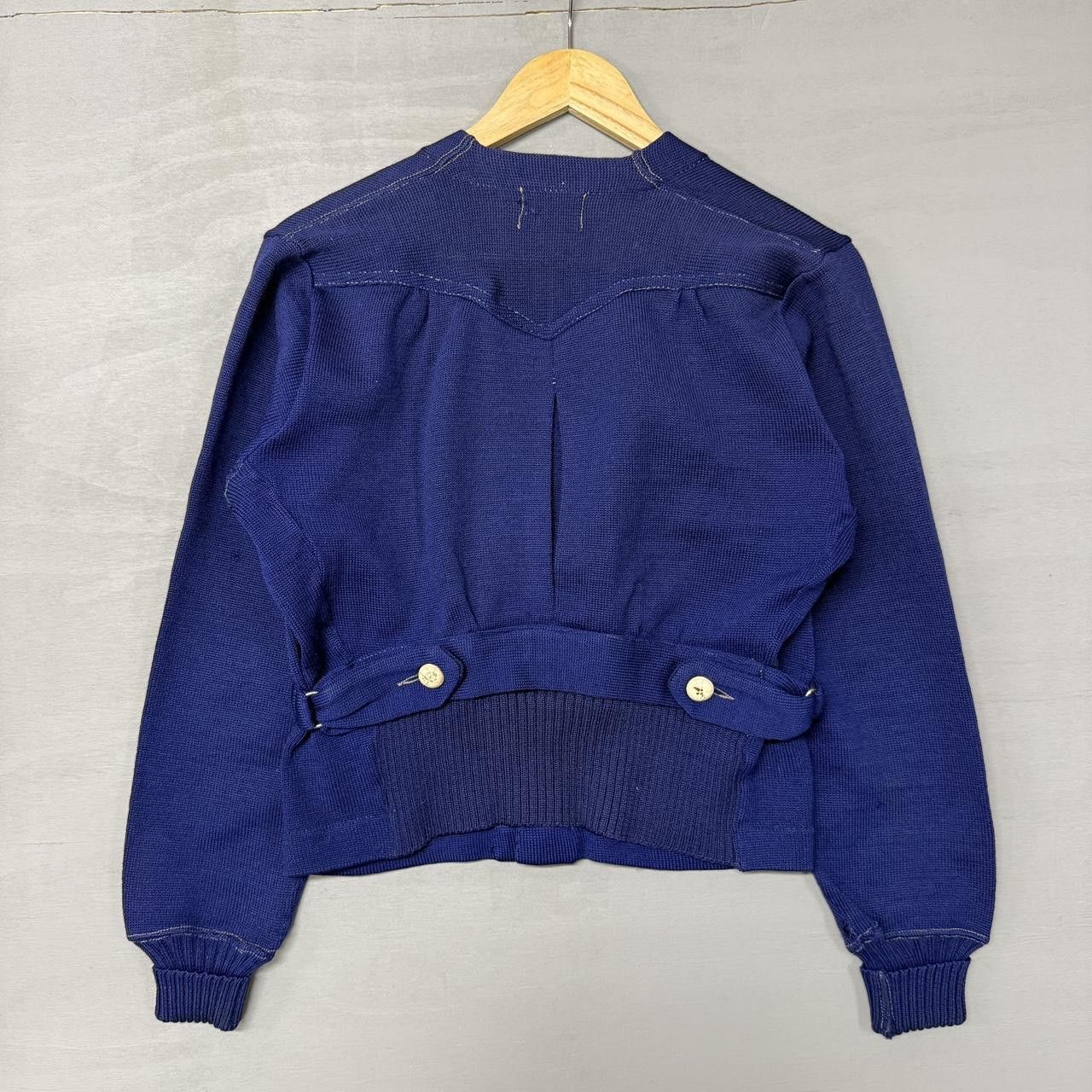 Vintage True Vintage 20s Letterman Wood Button Cardigan Small Size US S / EU 44-46 / 1 - 2 Thumbnail