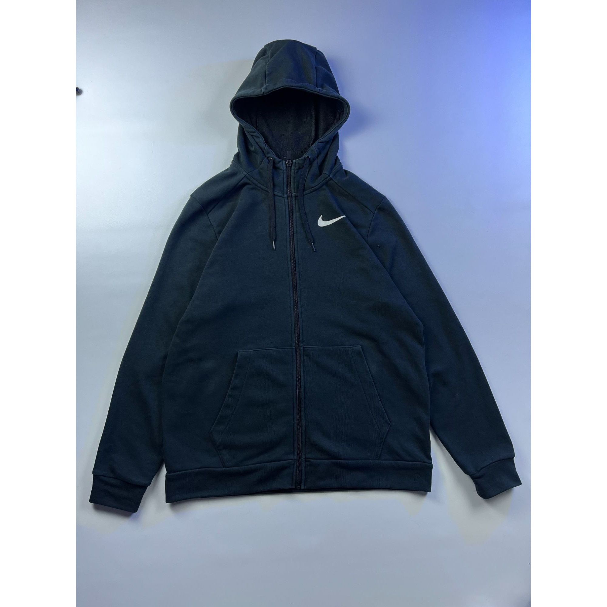 Nike × Vintage Nike Basic Dri-Fit Black Full-Zip Hoodie M Size US M / EU 48-50 / 2 - 1 Thumbnail