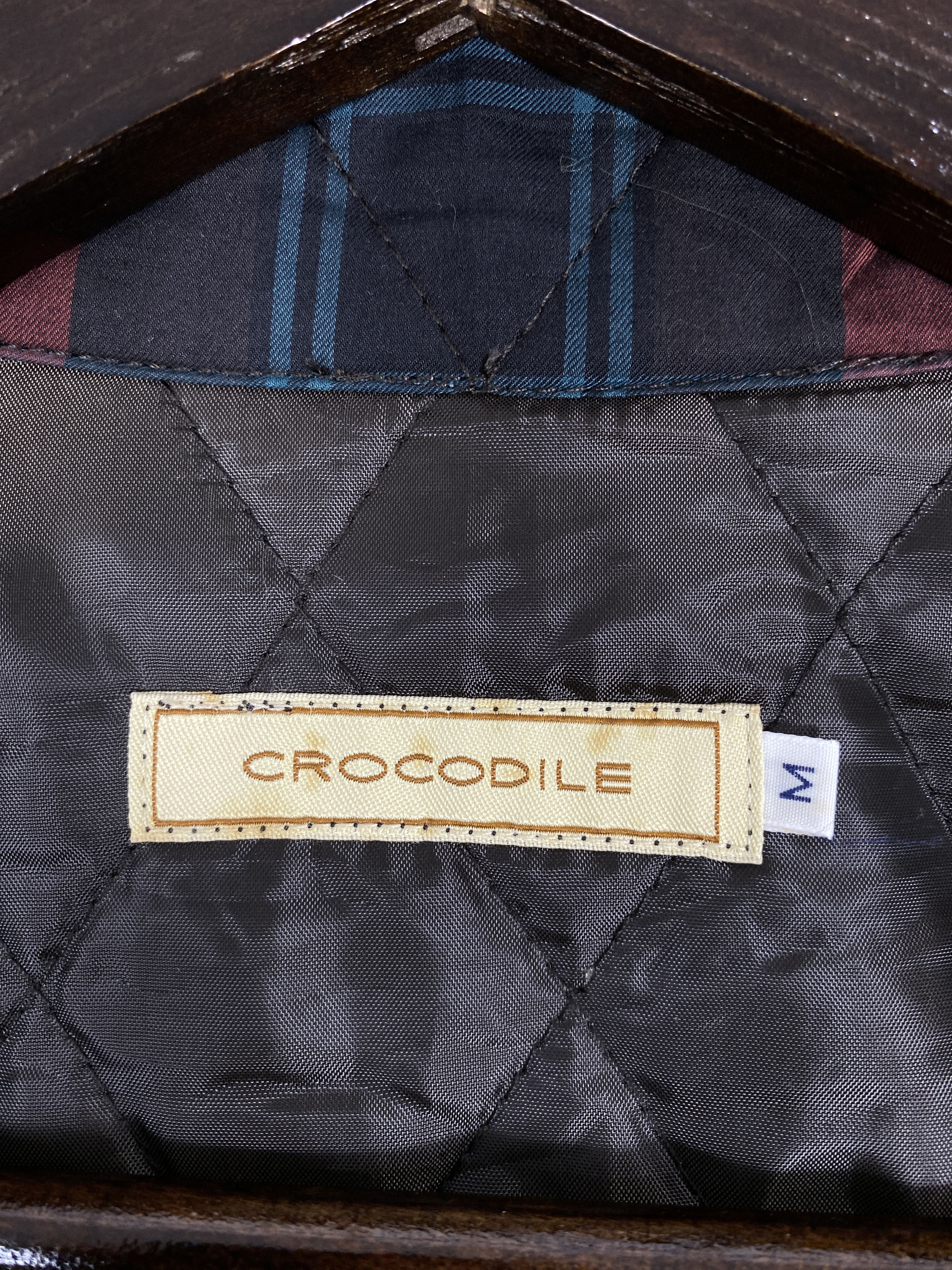 Japanese Brand Vintage Crocodile Flannel Quilted Lining Jacket PJ2404 Size US S / EU 44-46 / 1 - 9 Thumbnail
