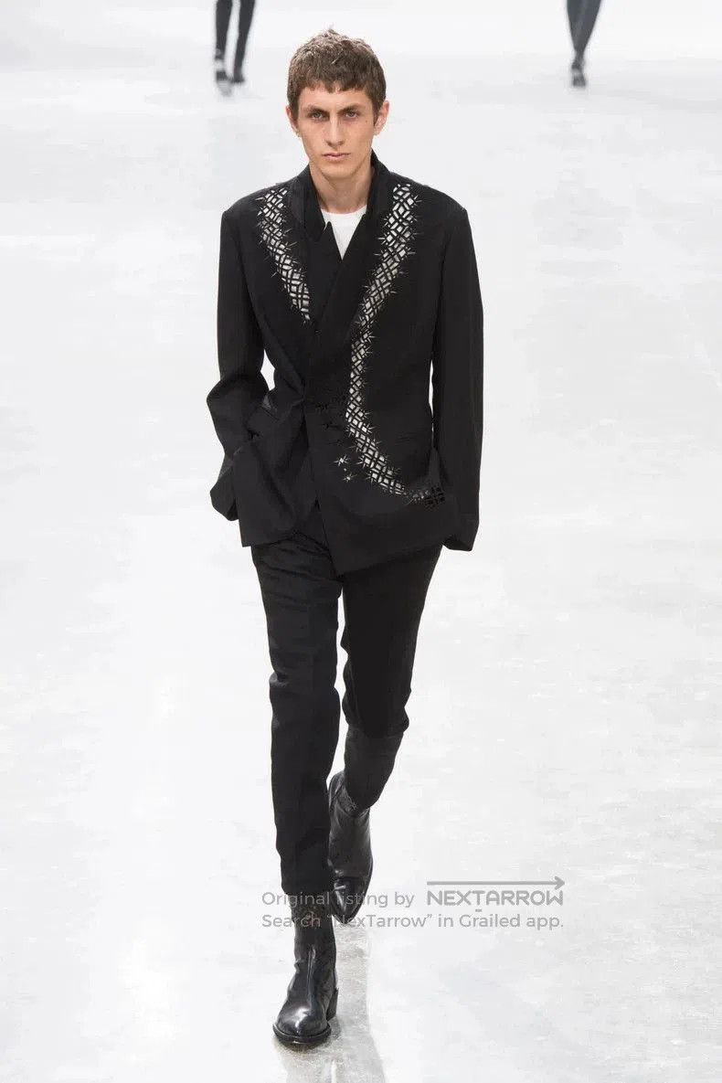 Haider Ackermann Haider Ackermann Laser Cut Blazer. Size US L / EU 52-54 / 3 - 9 Thumbnail