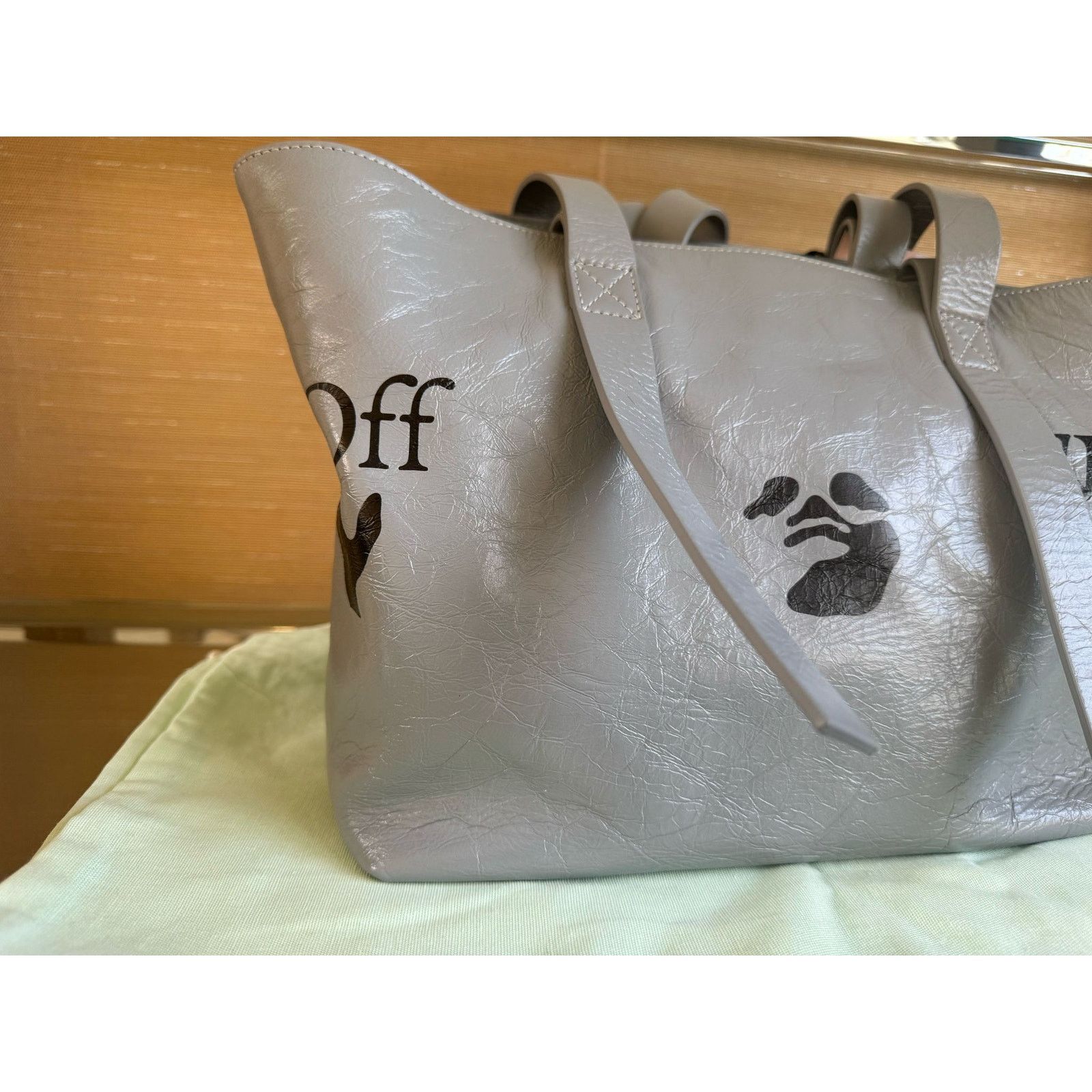 Off-White o1rshd1 Size: OS / Commercial Tote Bag in Grey/Black Size ONE SIZE - 2 Thumbnail