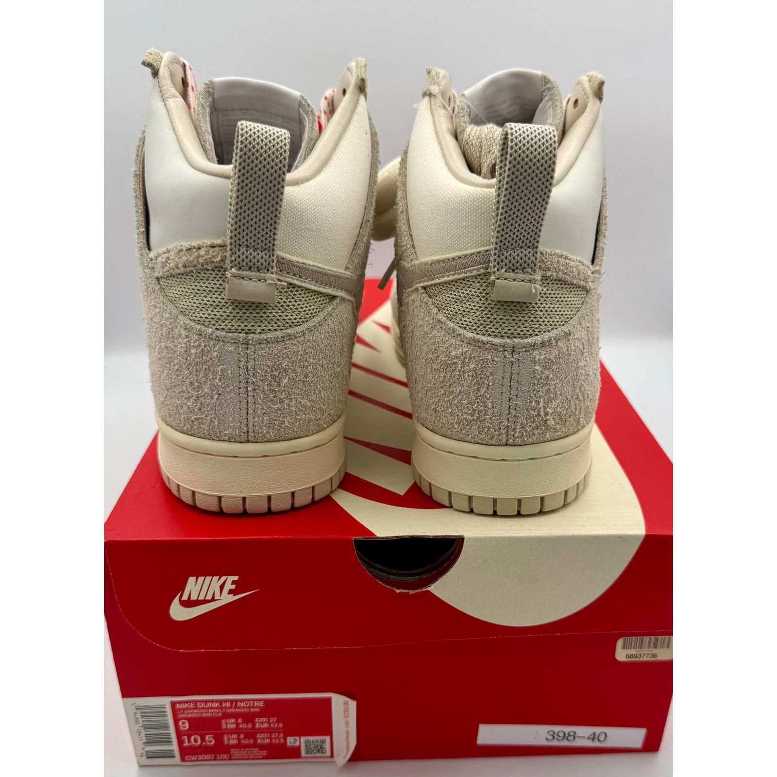 Nike Nike Dunk High x Notre 'Light Orewood Sz 9 CW3092-100 # 395 Size US 9 / EU 42 - 8 Thumbnail