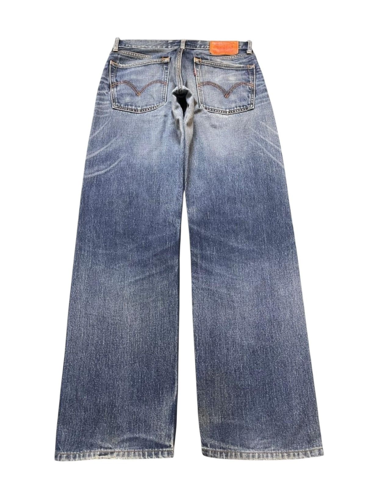 Vintage Y2K Levis 503 Blue Faded Wash Wide Leg Baggy Jeans