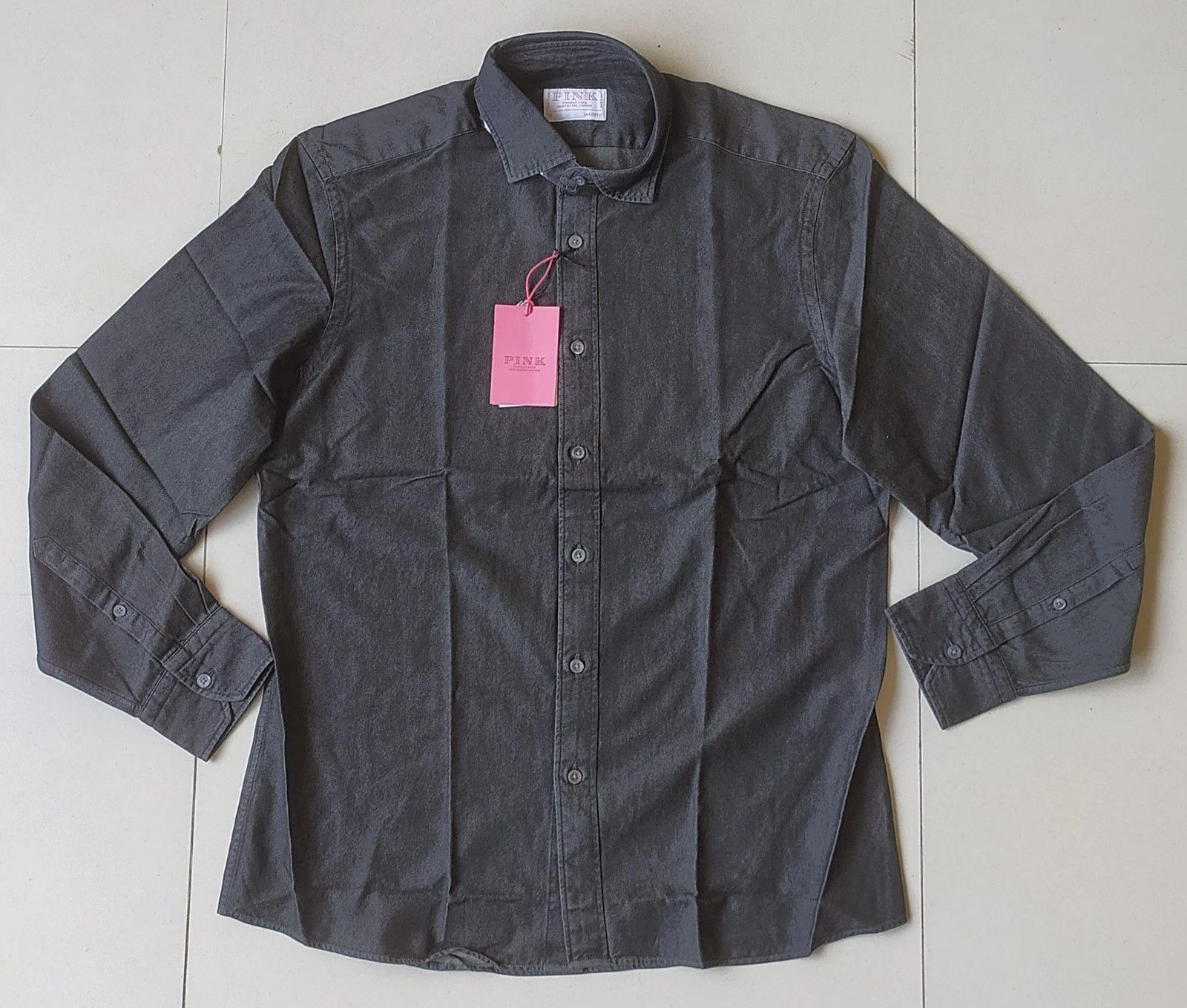 Thomas Pink Thomas Pink Casual Indigo Twill Shirt Free Shipping T/5 Size US M / EU 48-50 / 2 - 2 Thumbnail