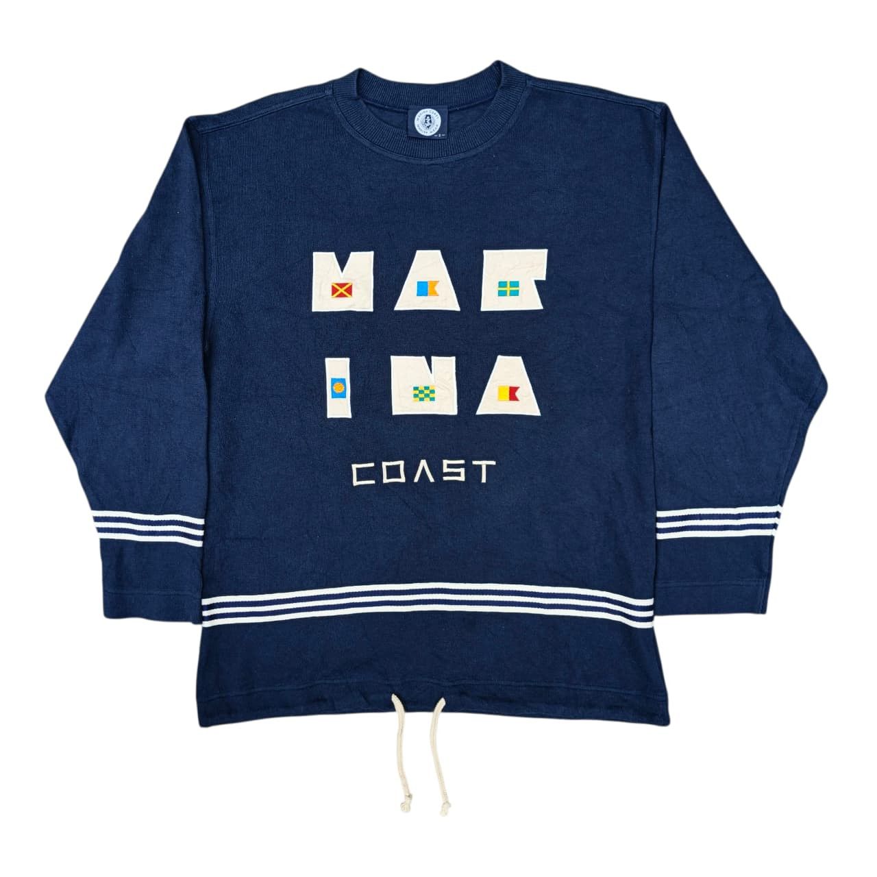 Japanese Brand Marina Coast Marine Wear Pullover Jumper Sweatshirt Japan Size US M / EU 48-50 / 2 - 1 Thumbnail