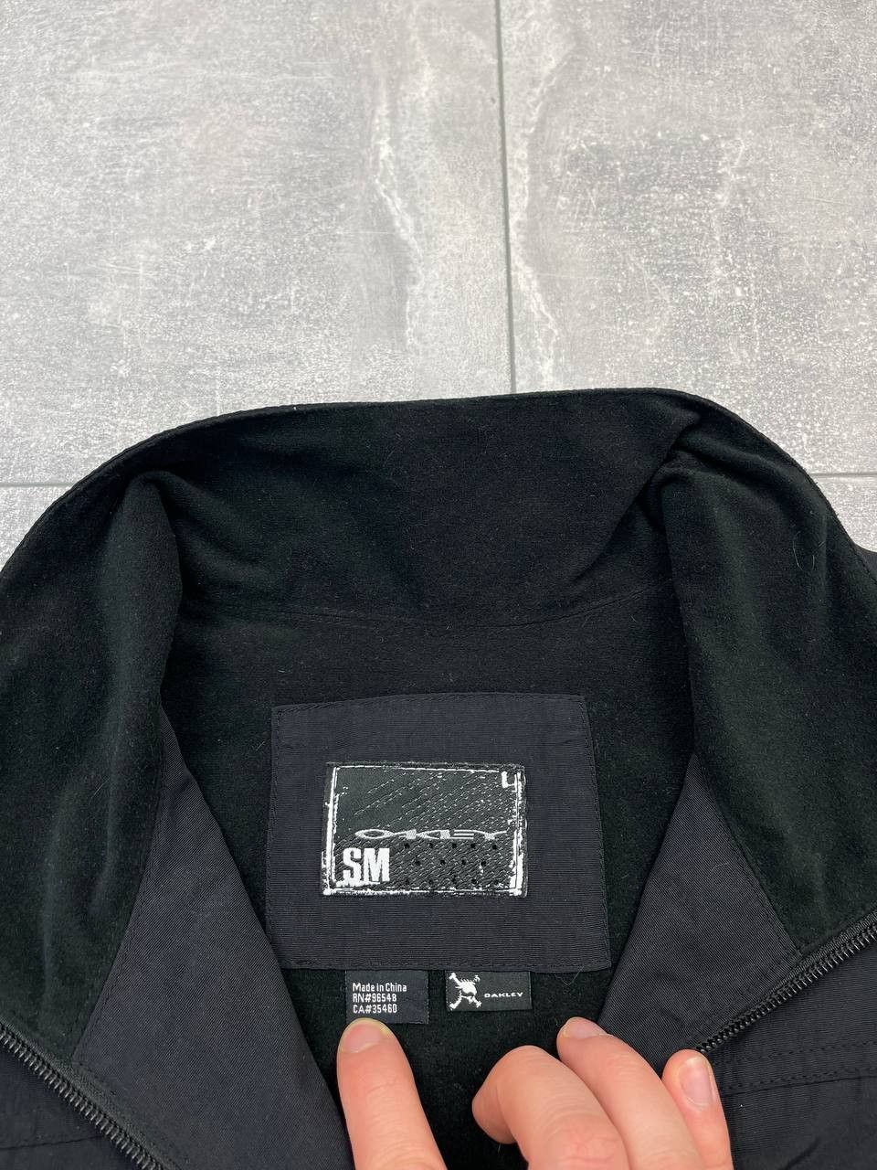 Vintage Oakley Nylon Fleece Jacket Tech Wear Street Style