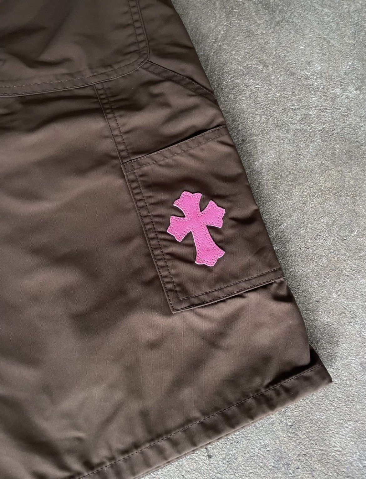 Chrome Hearts Chrome Hearts Double Knee Lucky Pink Patch Carpenter Shorts Size US 30 / EU 46 - 3 Thumbnail