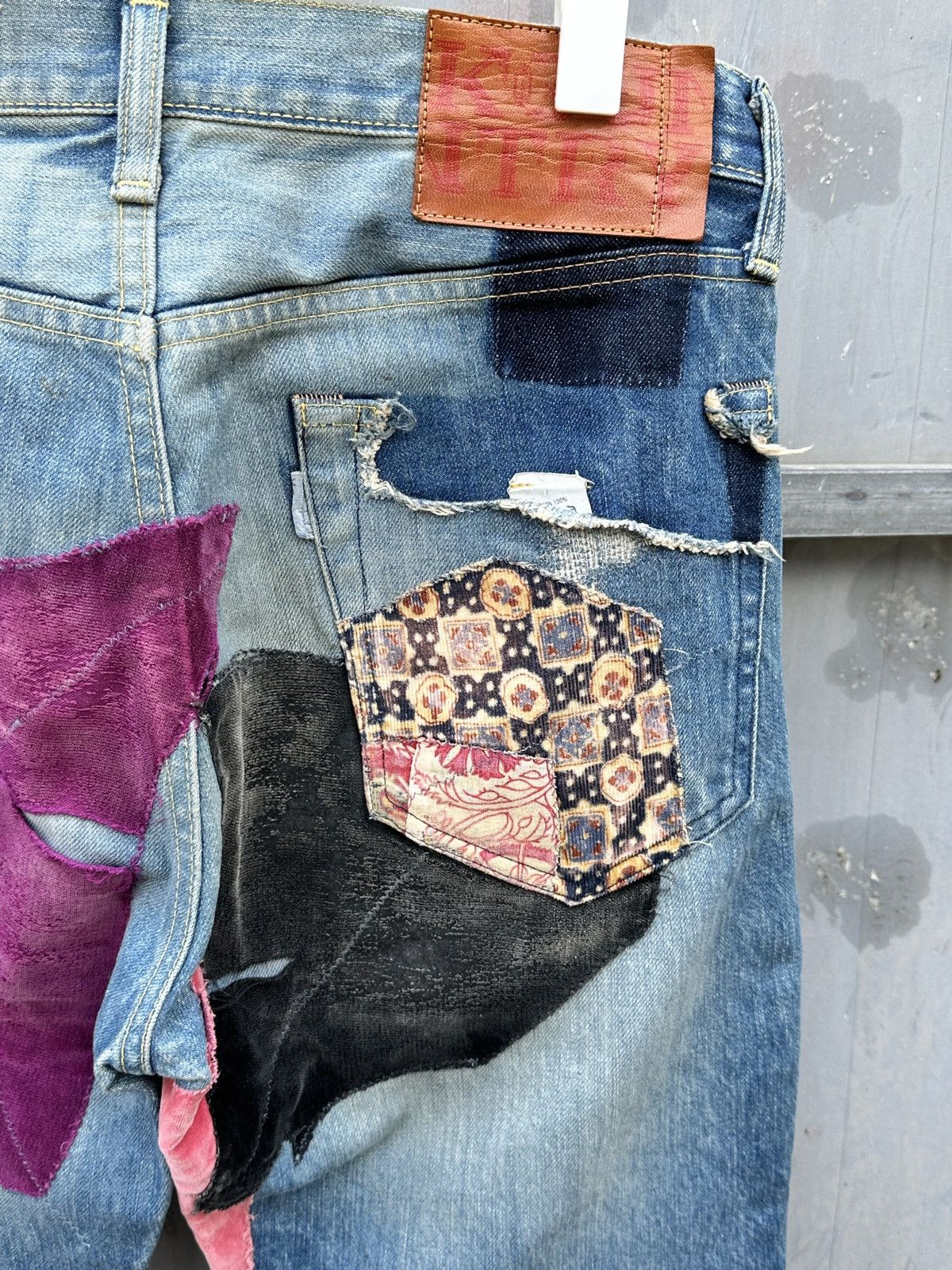 Kapital × Kapital Kountry Kountry Okabilly Patchwork Denim Size US 32 / EU 48 - 8 Thumbnail