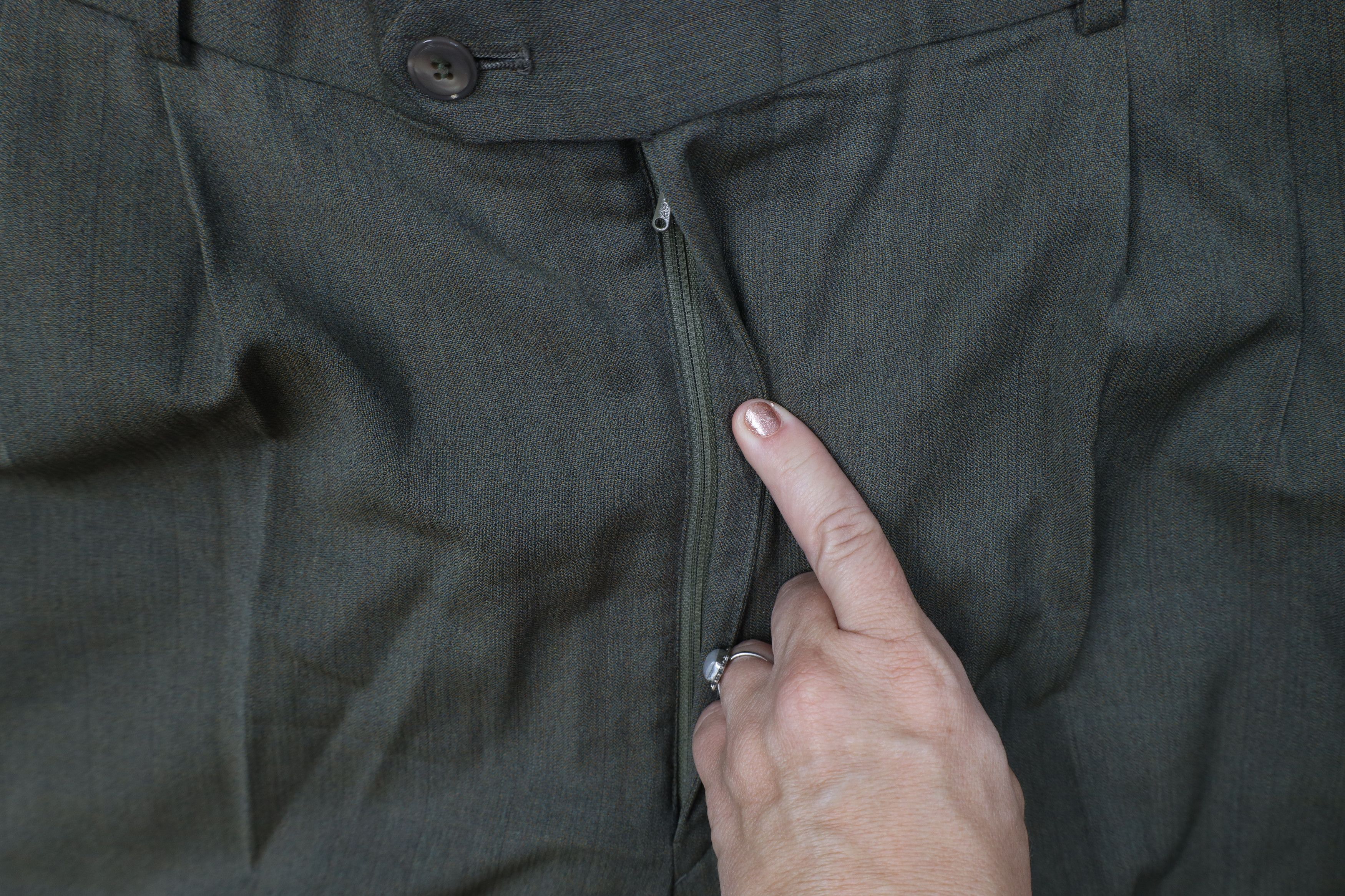 Vintage Vintage 70s Streetwear Wool Blend Wide Leg Chino Pants Size US 34 / EU 50 - 9 Thumbnail