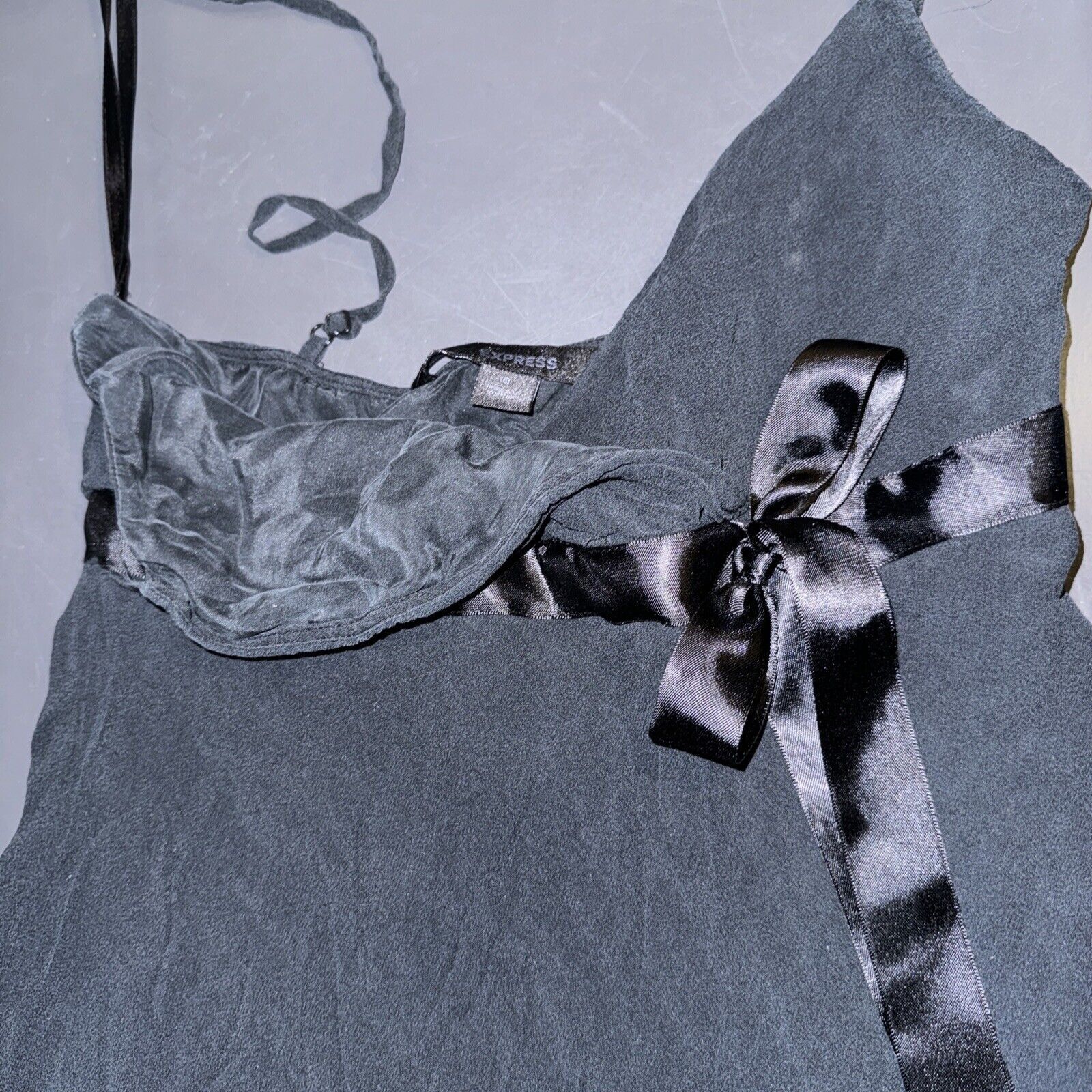 Express Express Women's 100% Silk Dress Sleeveless Size 0 A Line Lin Size XS / US 0-2 / IT 36-38 - 14 Thumbnail