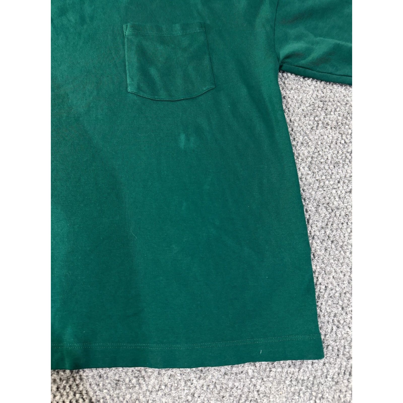 Coldwater Creek Coldwater Creek Womens T Shirt Crewneck Long Sleeve Green Pocket Casual Regular Large Green Mens? Size L / US 10 / IT 46 - 2 Thumbnail