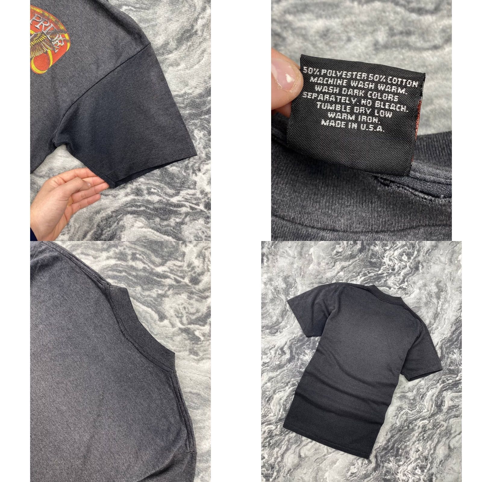 Harley Davidson VINTAGE Harley-Davidson I Ride With Pride T-Shirt Men L 1991 Black Size US L / EU 52-54 / 3 - 9 Thumbnail