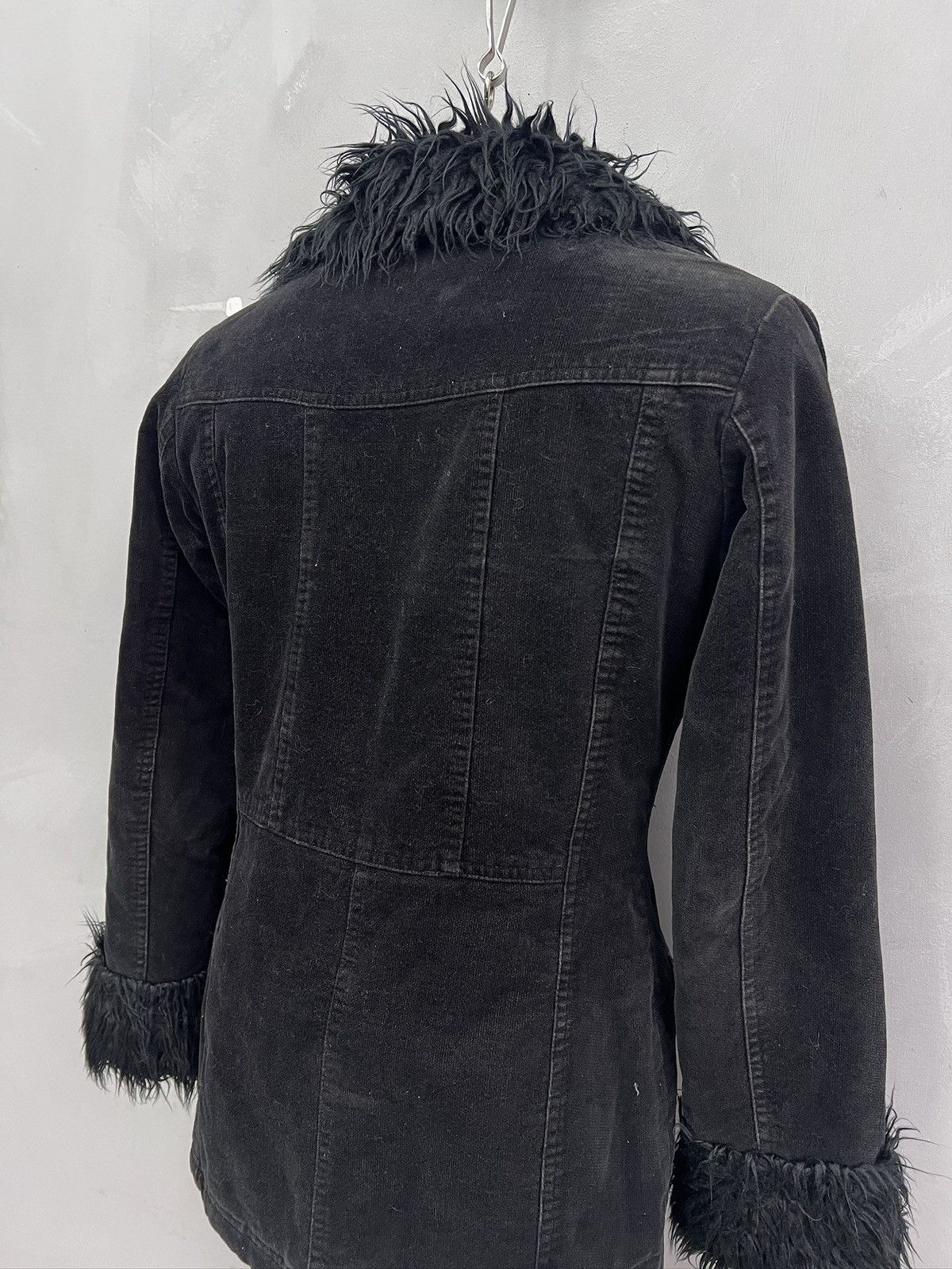 If Six Was Nine Canvas bomber jacket gothic fur collar opium if six was nine Size US S / EU 44-46 / 1 - 9 Thumbnail