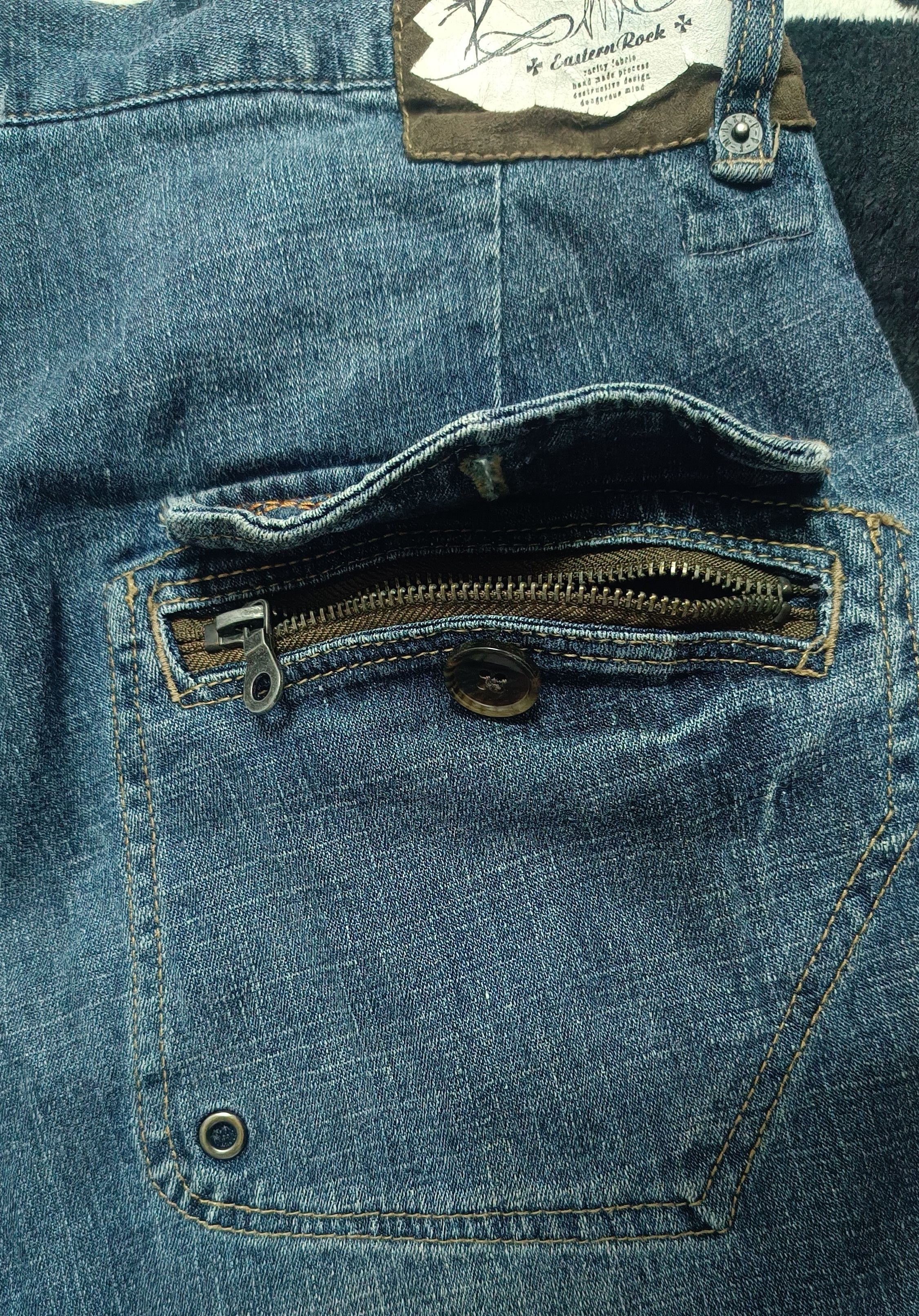 Japanese Brand 🔥🔥Rare Vintage PPFM Eastern Rock Bondage Jeans Size 34" / US 12 / IT 48 - 10 Thumbnail