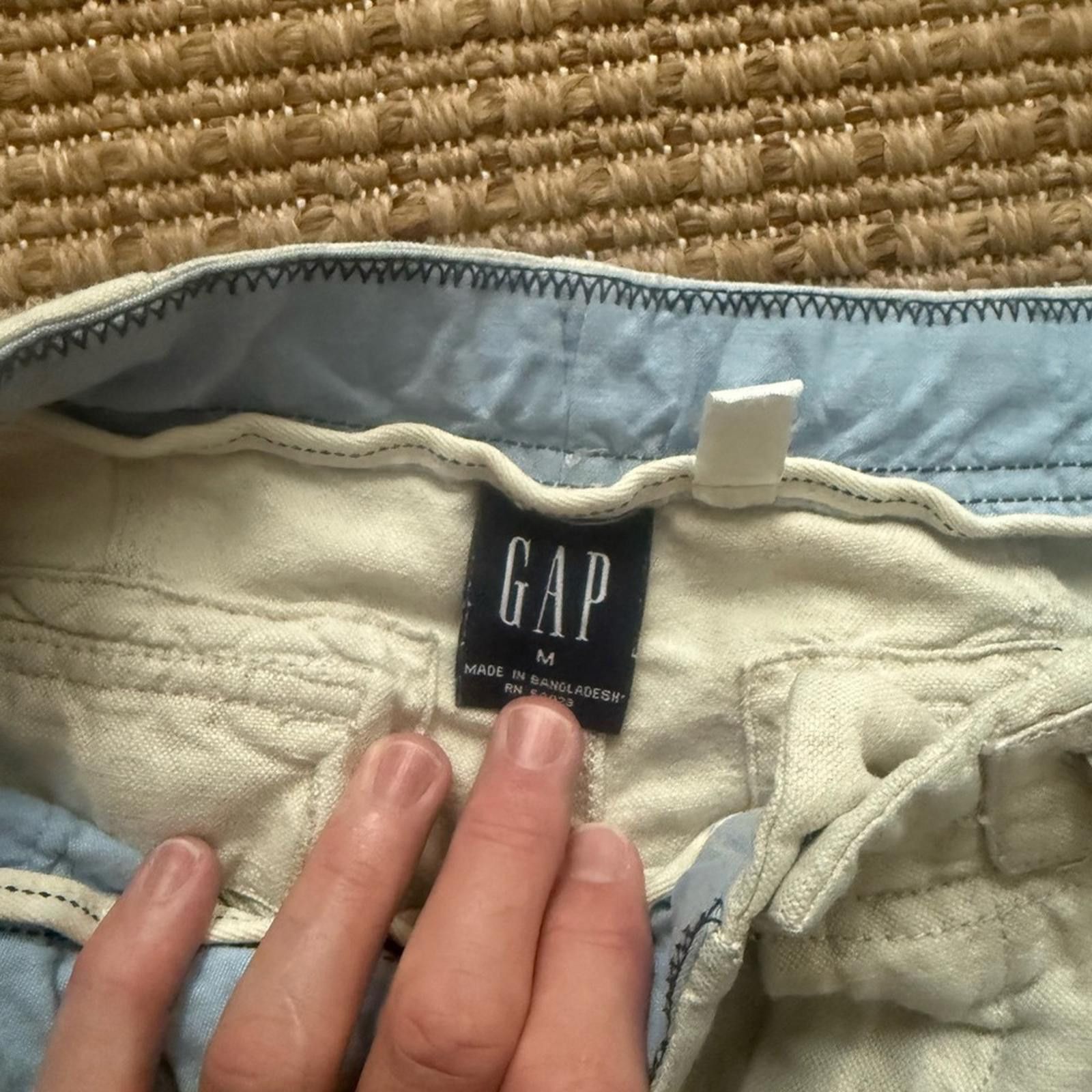 Gap GAP Men's Cream Cargo Pants Size US 32 / EU 48 - 5 Thumbnail