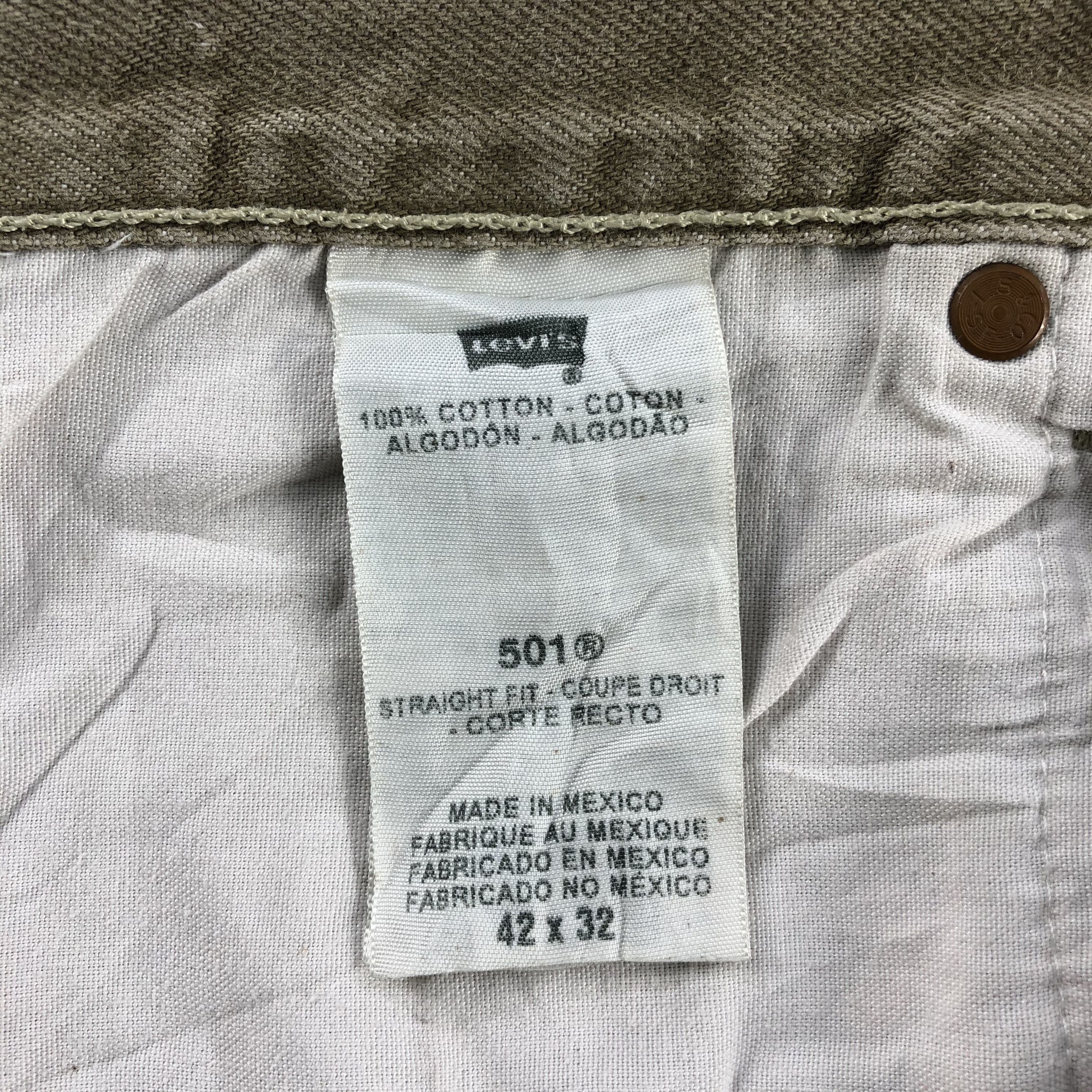 Levi's Earth Tone Vintage Levis 501 Jeans-J980 Size US 40 / EU 56 - 10 Thumbnail