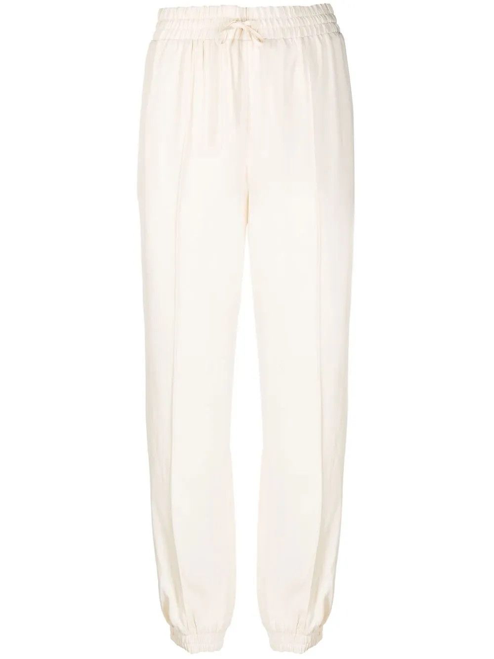 Jil Sander o1y1025 Jogger in White Size 27" / US 4 / IT 40 - 1 Thumbnail