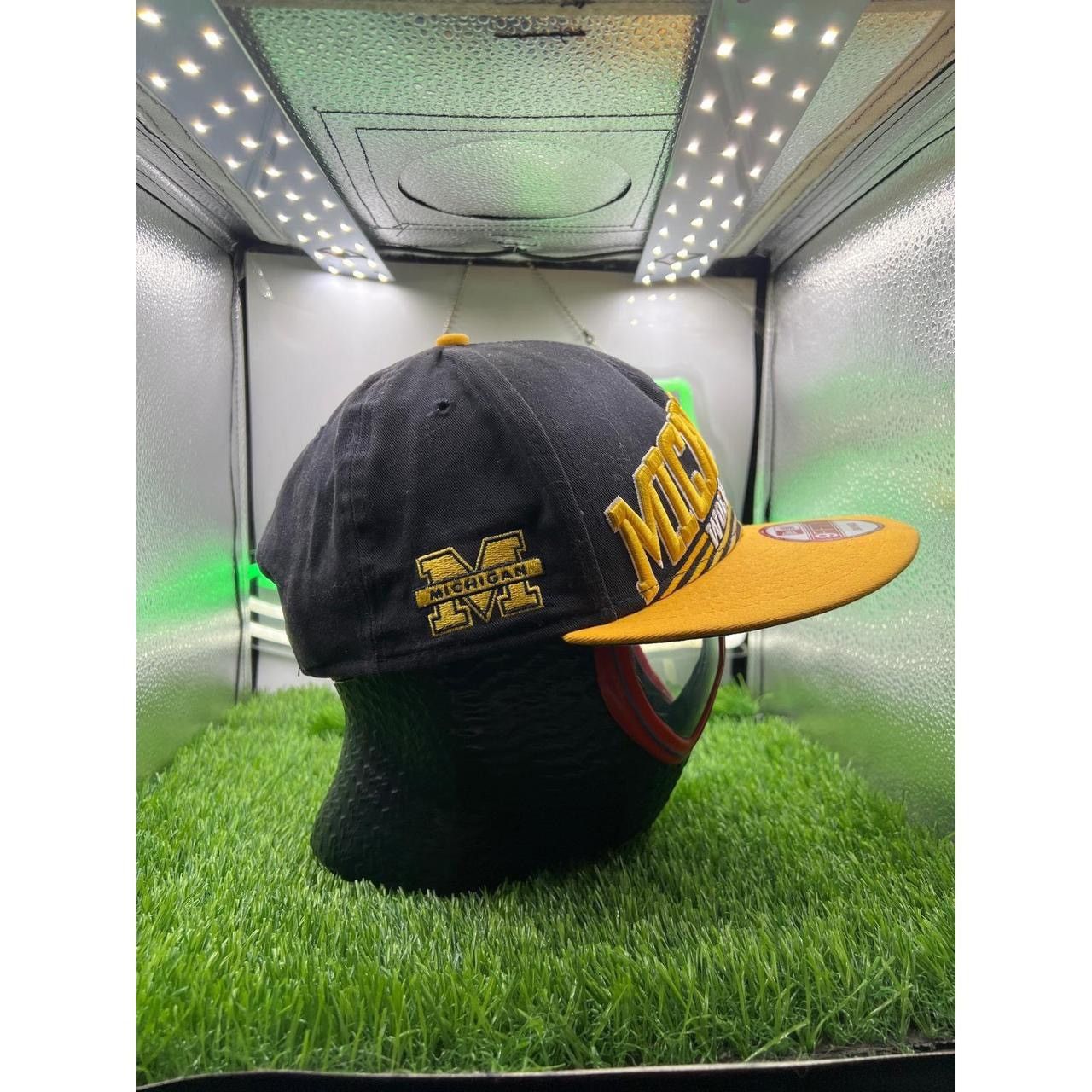 New Era Michigan Wolverines Snapback Hat Black Yellow Size ONE SIZE - 5 Thumbnail