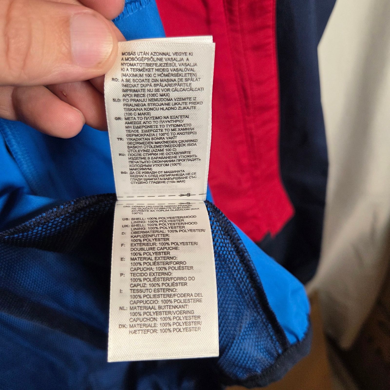 Adidas Adidas Skateboarding Climaproof Jacket L 2014 Red White Blue Size US L / EU 52-54 / 3 - 8 Thumbnail