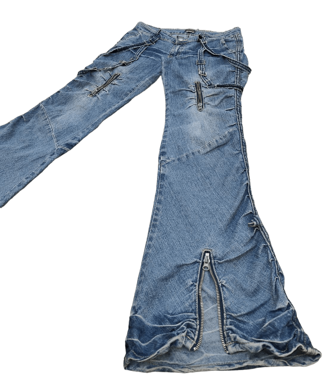 Beauty Beast × Japanese Brand × Seditionaries Pristine Flare Denim Size US 31 - 3 Thumbnail
