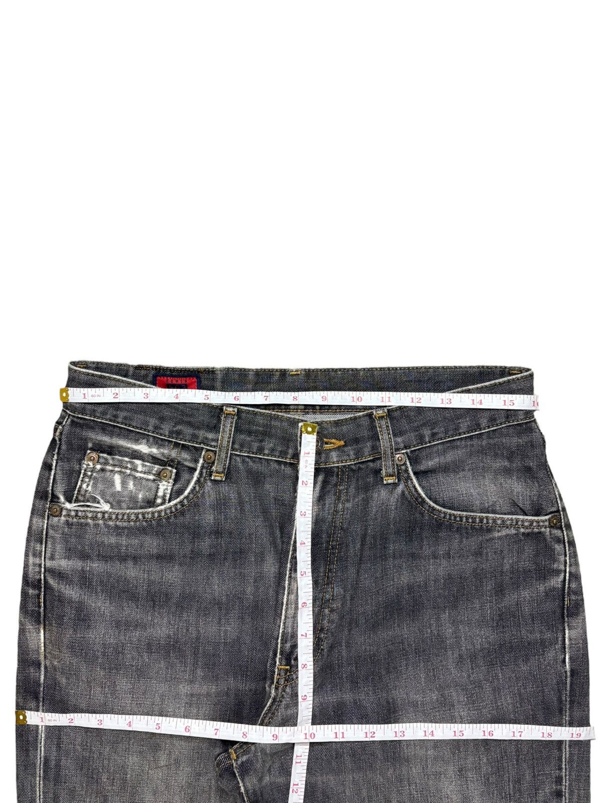 Edwin Vintage Japanese Edwin Painted Wash Distressed Baggy Jeans Size US 32 / EU 48 - 12 Thumbnail