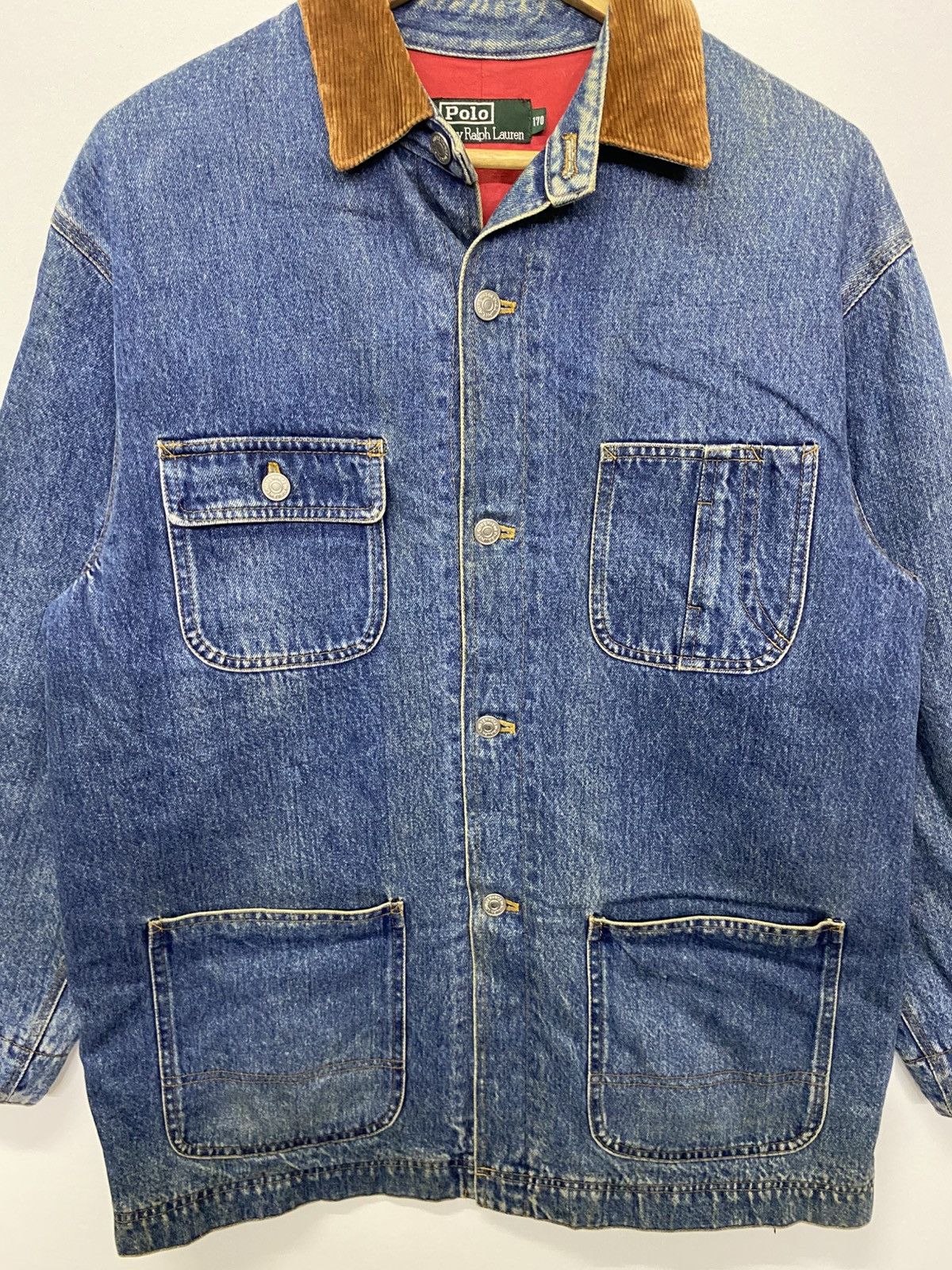 Polo Ralph Lauren Polo Ralph Lauren Denim Workwear Jacket Size US XL / EU 56 / 4 - 2 Thumbnail