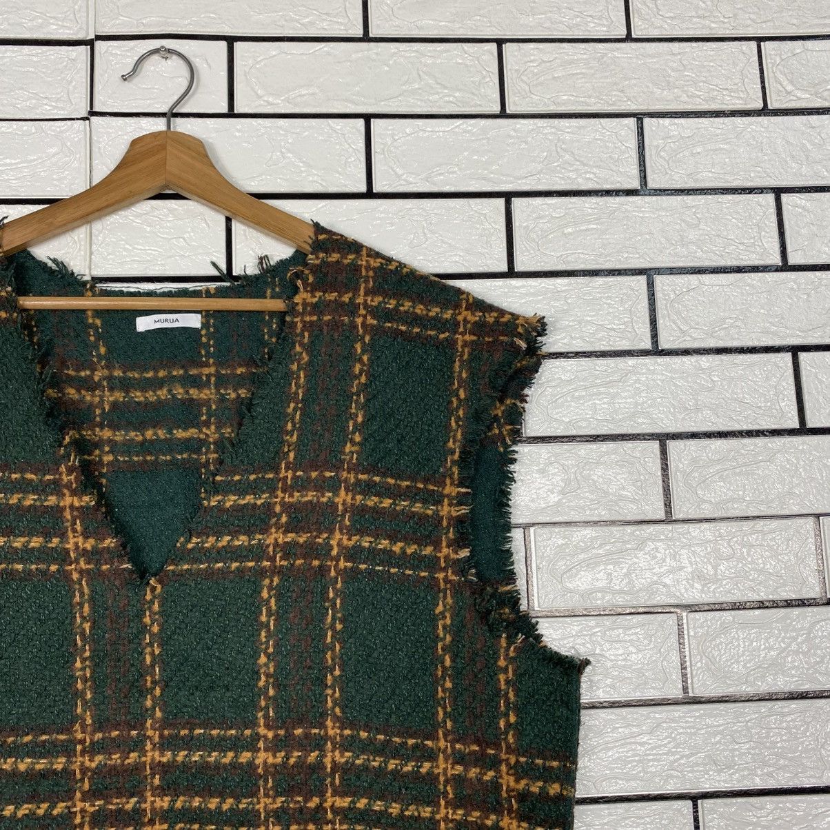 Japanese Brand Vintage Wool Vest Jacket Murua Tartan Design Issey Miyake Size US M / EU 48-50 / 2 - 7 Thumbnail