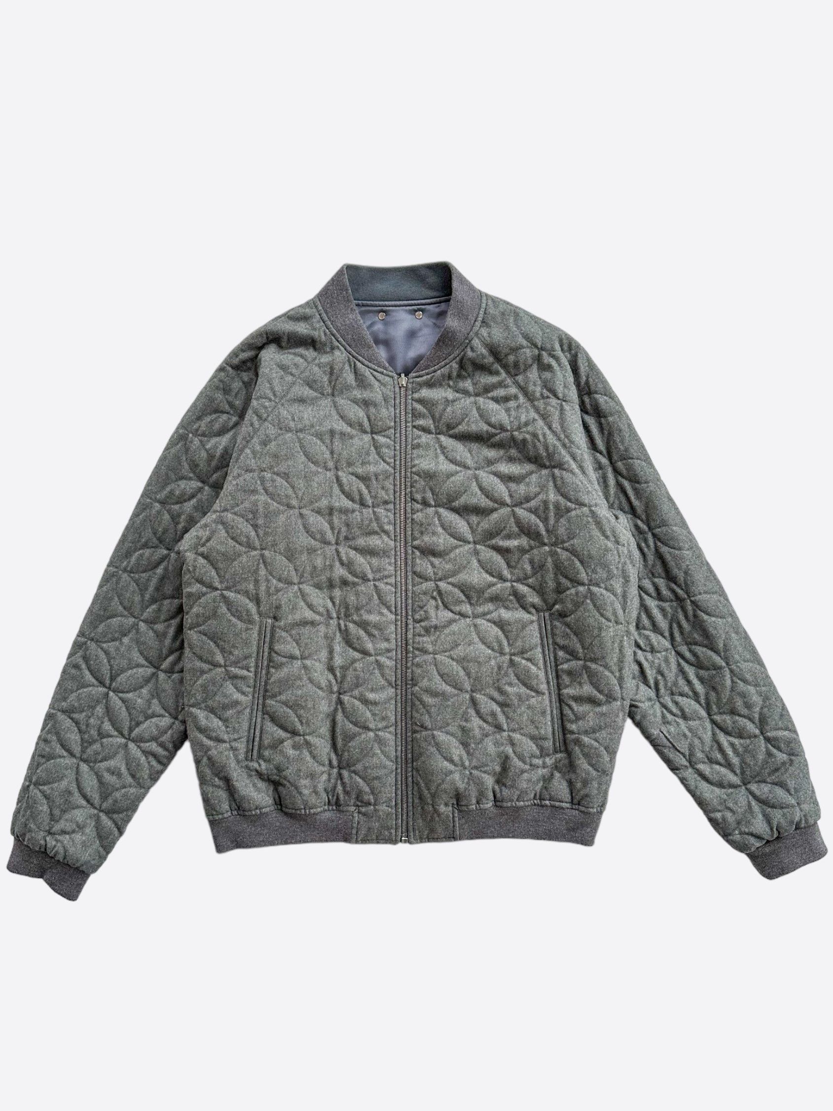 Louis Vuitton Louis Vuitton Navy Embroidered Reversible Bomber Jacket Size US XXL / EU 58 / 5 - 3 Thumbnail