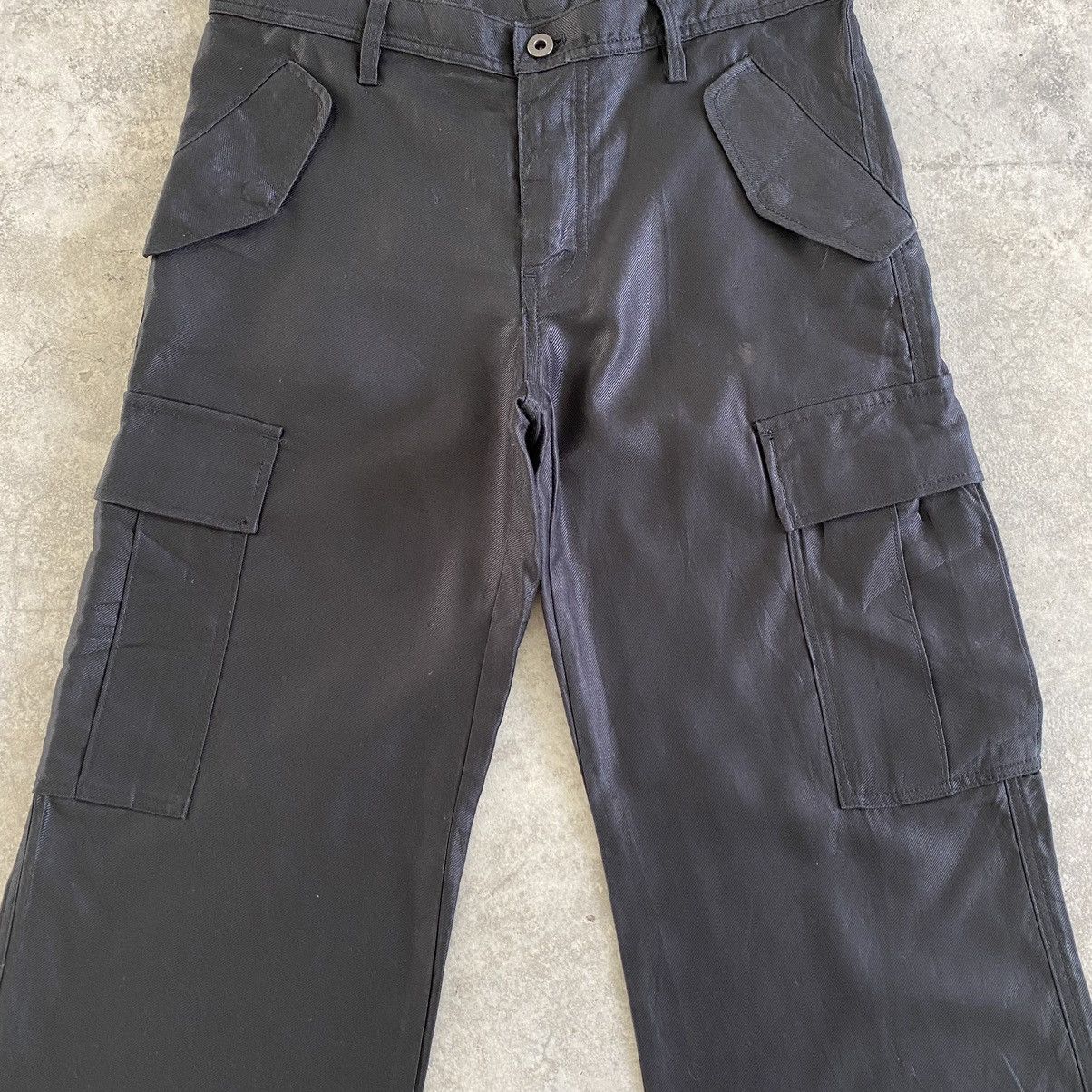 L7 Real Hip Vintage L7 Real Hip Coated Wide Leg Flared Cargo Pants Size US 31 - 7 Thumbnail