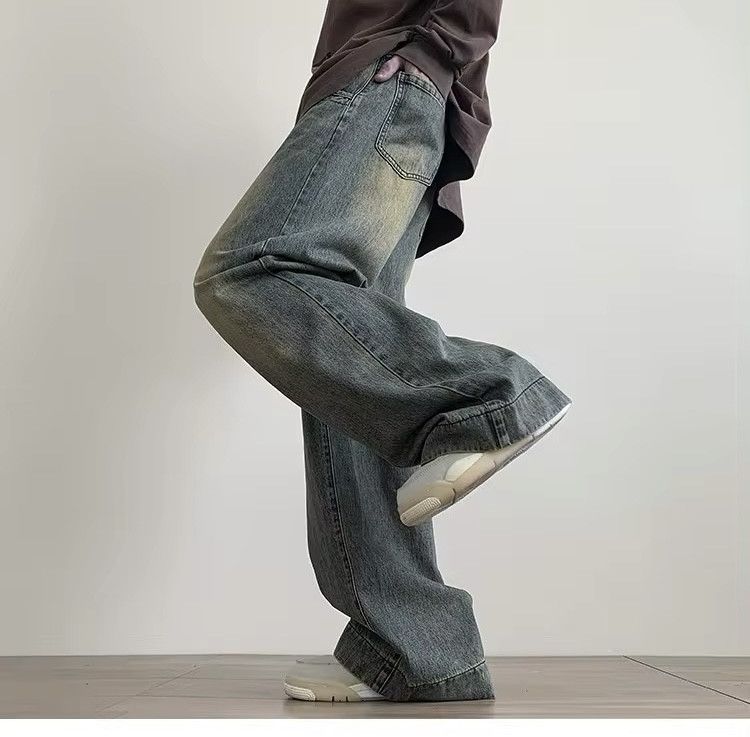 Jean × Vintage Distressed Vintage Blue Baggy Jeans Size US 31 - 2 Thumbnail