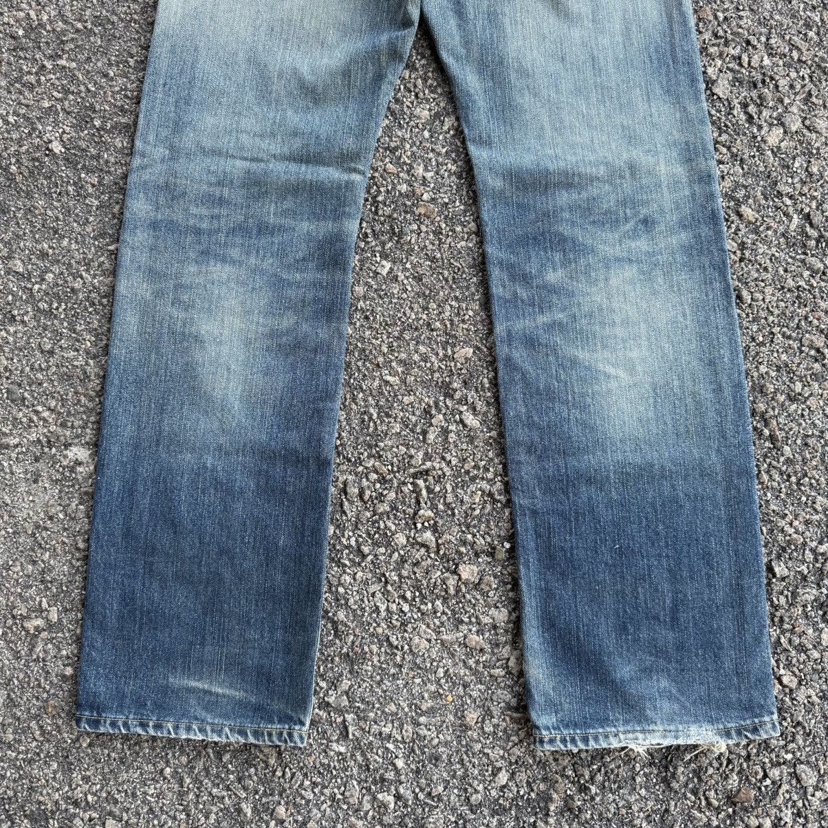 Edwin VINTAGE EDWIN MUD WASHER FADED RIPPEP JEAN DENIM PANTS Size US 33 - 10 Thumbnail