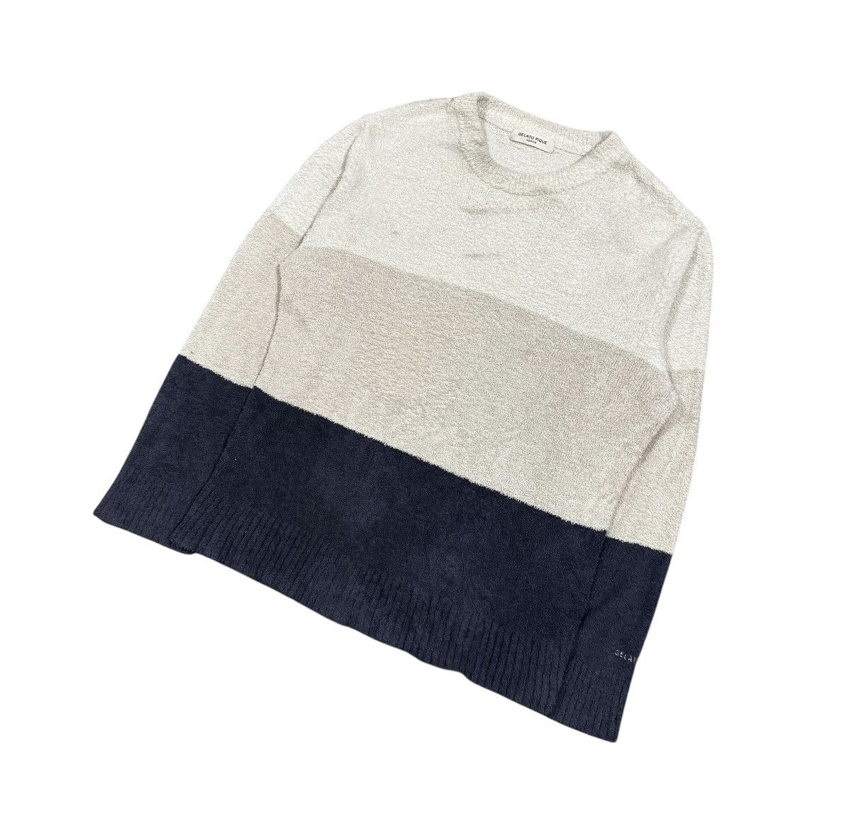Japanese Brand Gelato Pique Homme Color Block Jumper Pullover Size US M / EU 48-50 / 2 - 6 Thumbnail