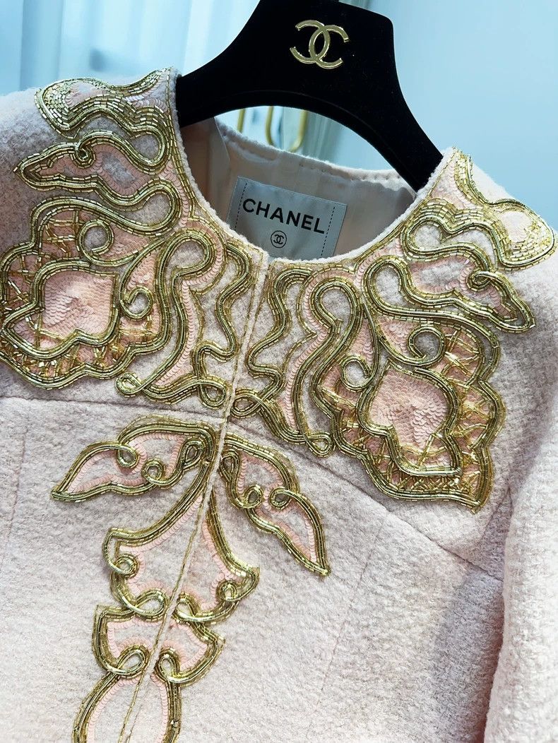 Chanel Chanel 21A Castle Series Pink Heavy Industry Nail Bead Emb Size XS / US 0-2 / IT 36-38 - 4 Thumbnail