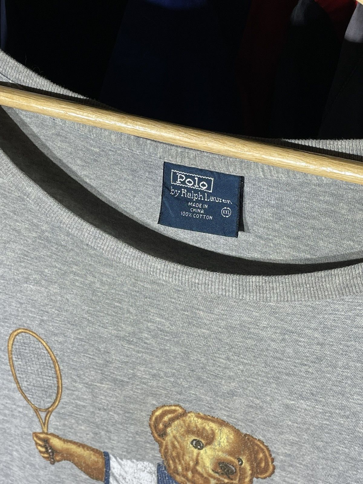 Polo Ralph Lauren × RRL Ralph Lauren × Vintage T-Shirt Polo Bear Tennis OG Vintage Size US XXL / EU 58 / 5 - 11 Thumbnail