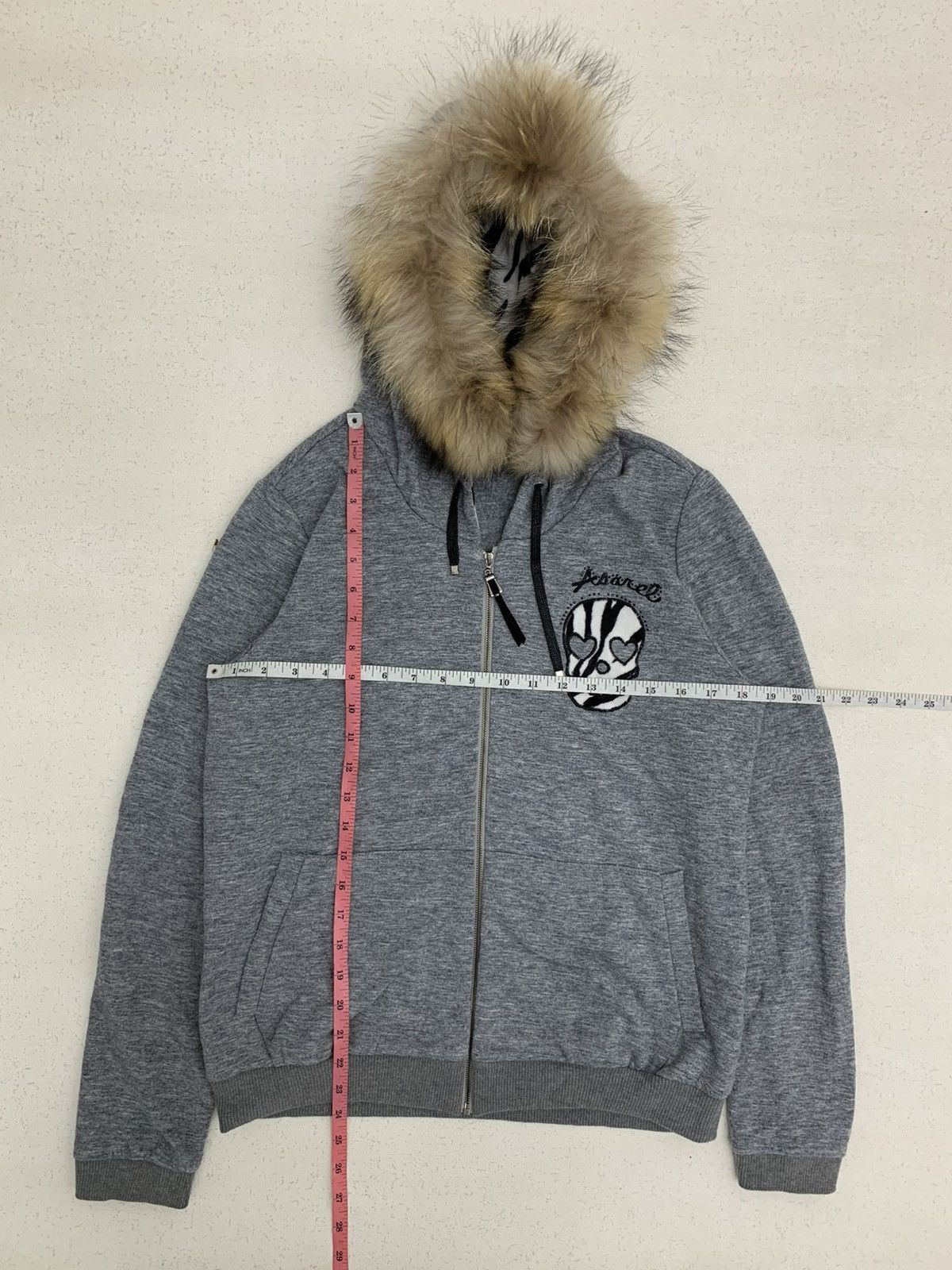Japanese Brand Y2K LYS Japanese Fur Hoodie Skull Ifsixwasnine style Size US M / EU 48-50 / 2 - 2 Thumbnail