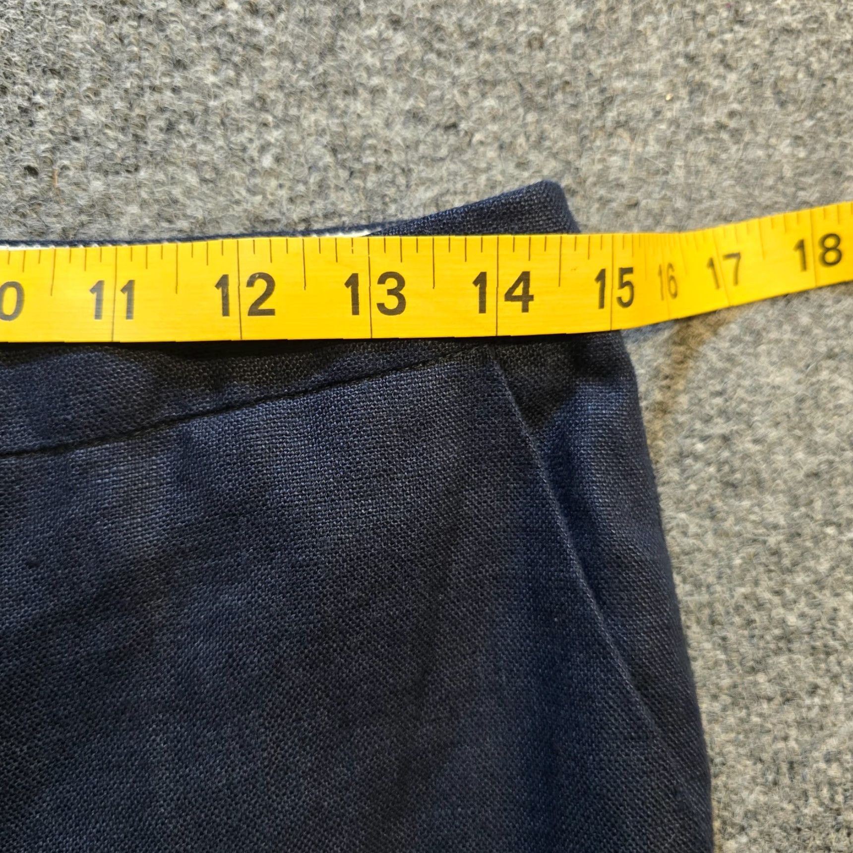 J.Crew J.CREW Pants Womens 0 Blue Linen Tapered Flat Front Cuffed Career Casual Summer Spring Fall Womens Size 25" / US 0 / IT 36 - 5 Thumbnail