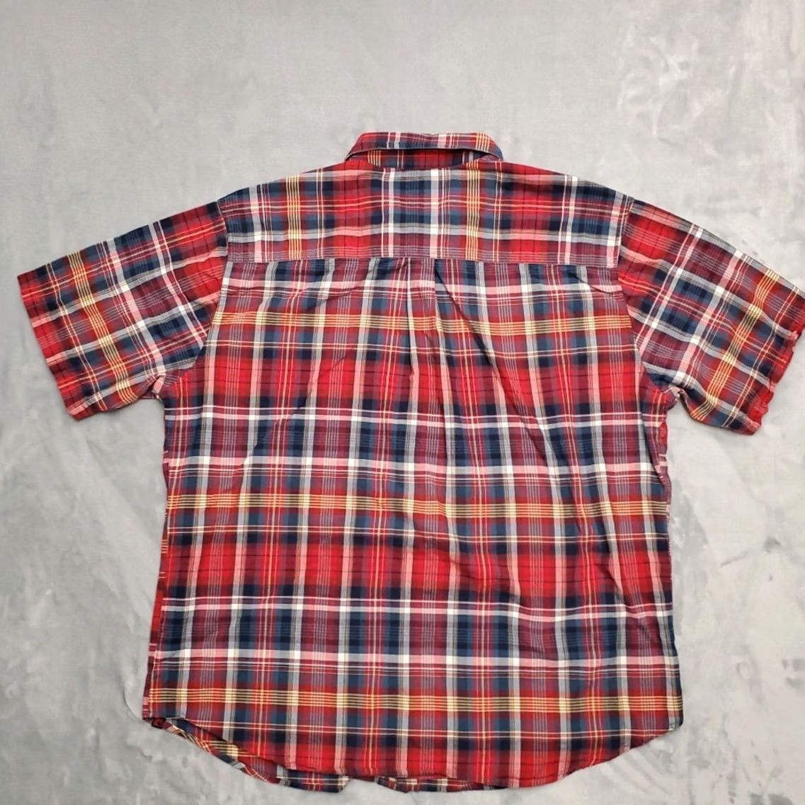 Vintage Woolrich Shirt Men XL Blue Red Plaid Cotton Short Sleeve Outdoor Casual Size US XL / EU 56 / 4 - 7 Thumbnail
