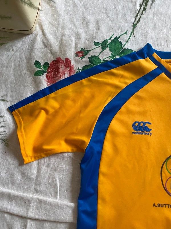 Canterbury of New Zealand Mansfield Canterbury home shirt vintage soccer jersey retro Size US XL / EU 56 / 4 - 7 Thumbnail