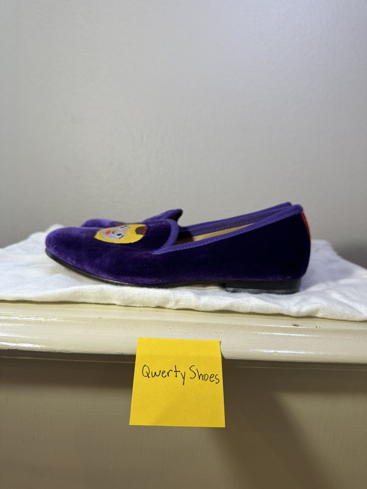 Del Toro Del Toro Velvet Loafers Size US 7.5 / IT 37.5 - 2 Thumbnail