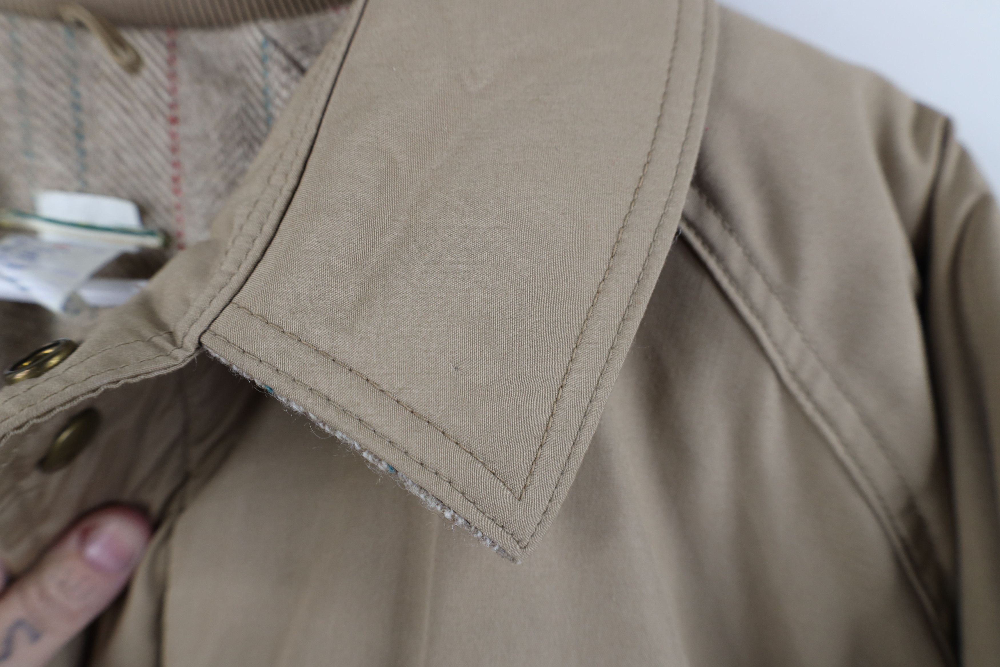 Woolrich Woolen Mills Vintage 90s Woolrich Wool Lined Trench Coat Parka Jacket USA Size US XL / EU 56 / 4 - 8 Thumbnail