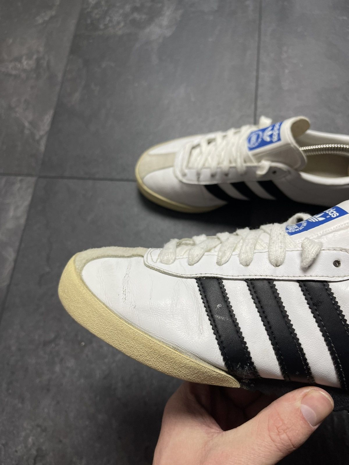 Adidas × Vintage Vintage adidas bamba low top sneakers Size US 7 / EU 40 - 7 Thumbnail