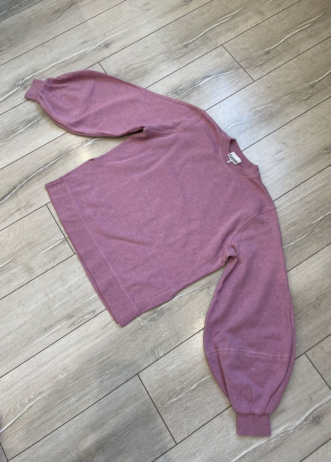 Ganni Ganni Women's Isoli Sweatshirt - Moonlight Mauve Size S / US 4 / IT 40 - 4 Thumbnail