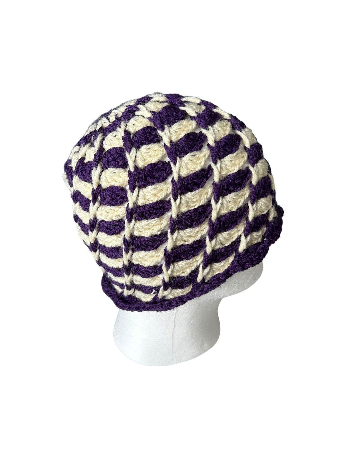 14th Addiction × Japanese Brand 💥Handmade Crochet knitted Beanie Hats Size ONE SIZE - 4 Thumbnail