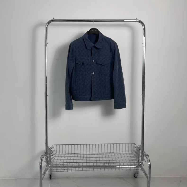 Louis Vuitton Louis Vuitton Blue Monogram Denim Jacket - dmc Size US M / EU 48-50 / 2 - 1 Thumbnail